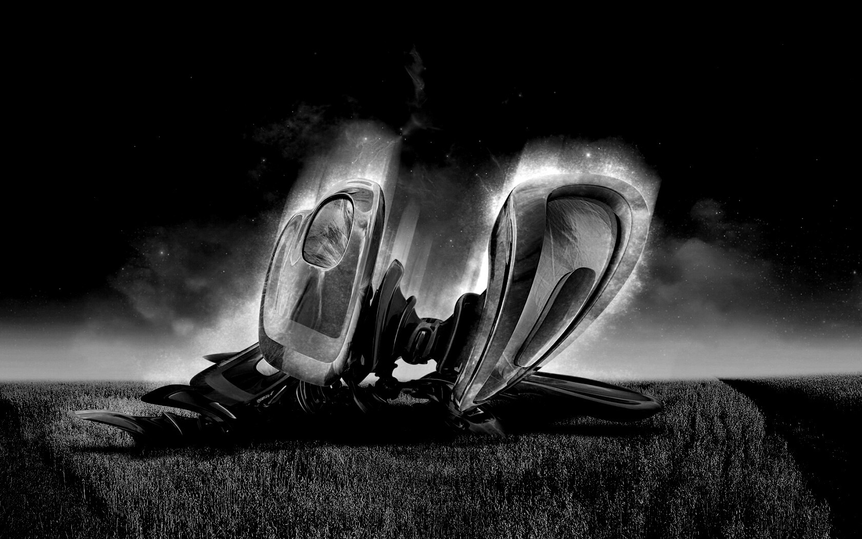 Нечто в поле обои