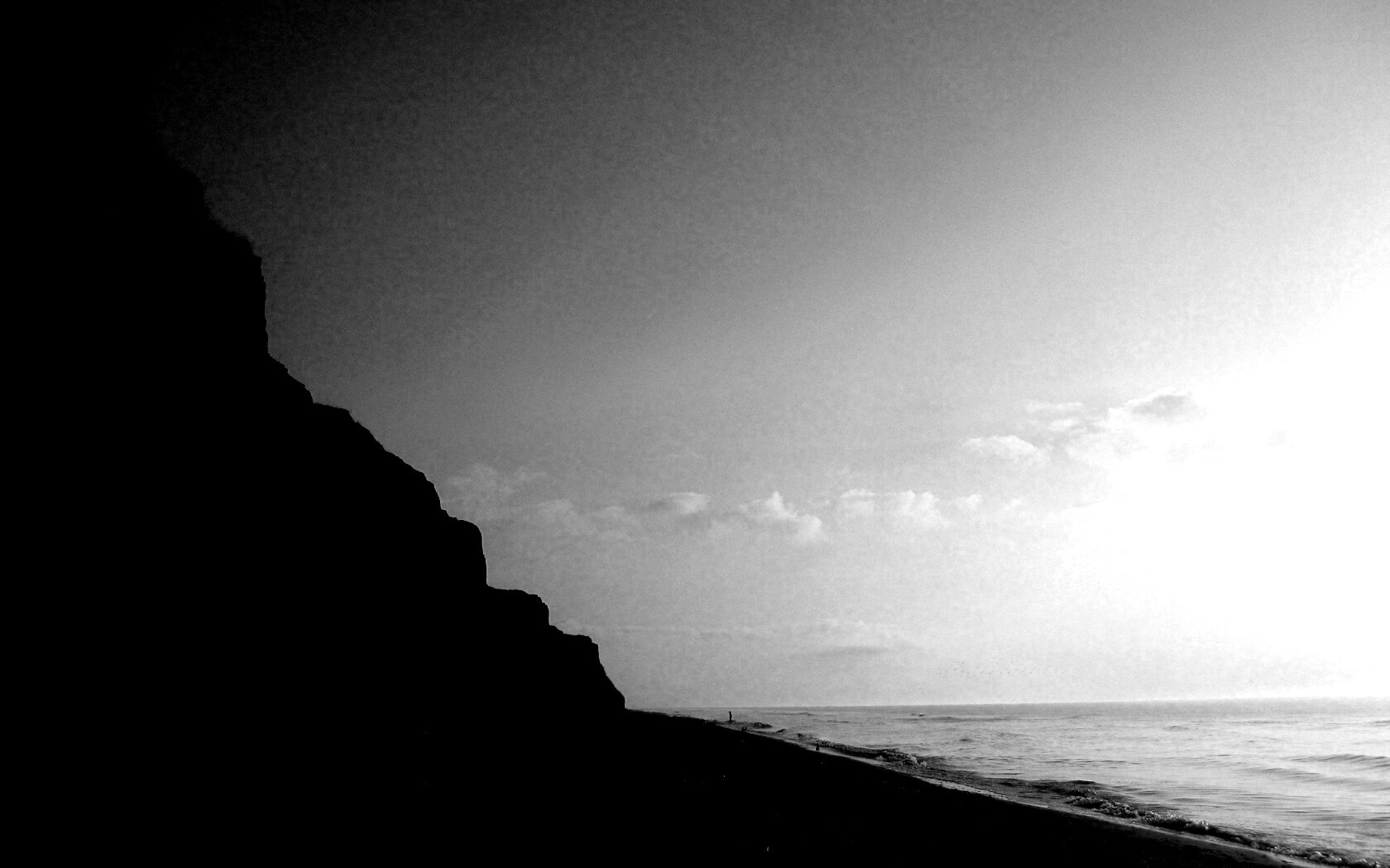 Уединенный пляж обои