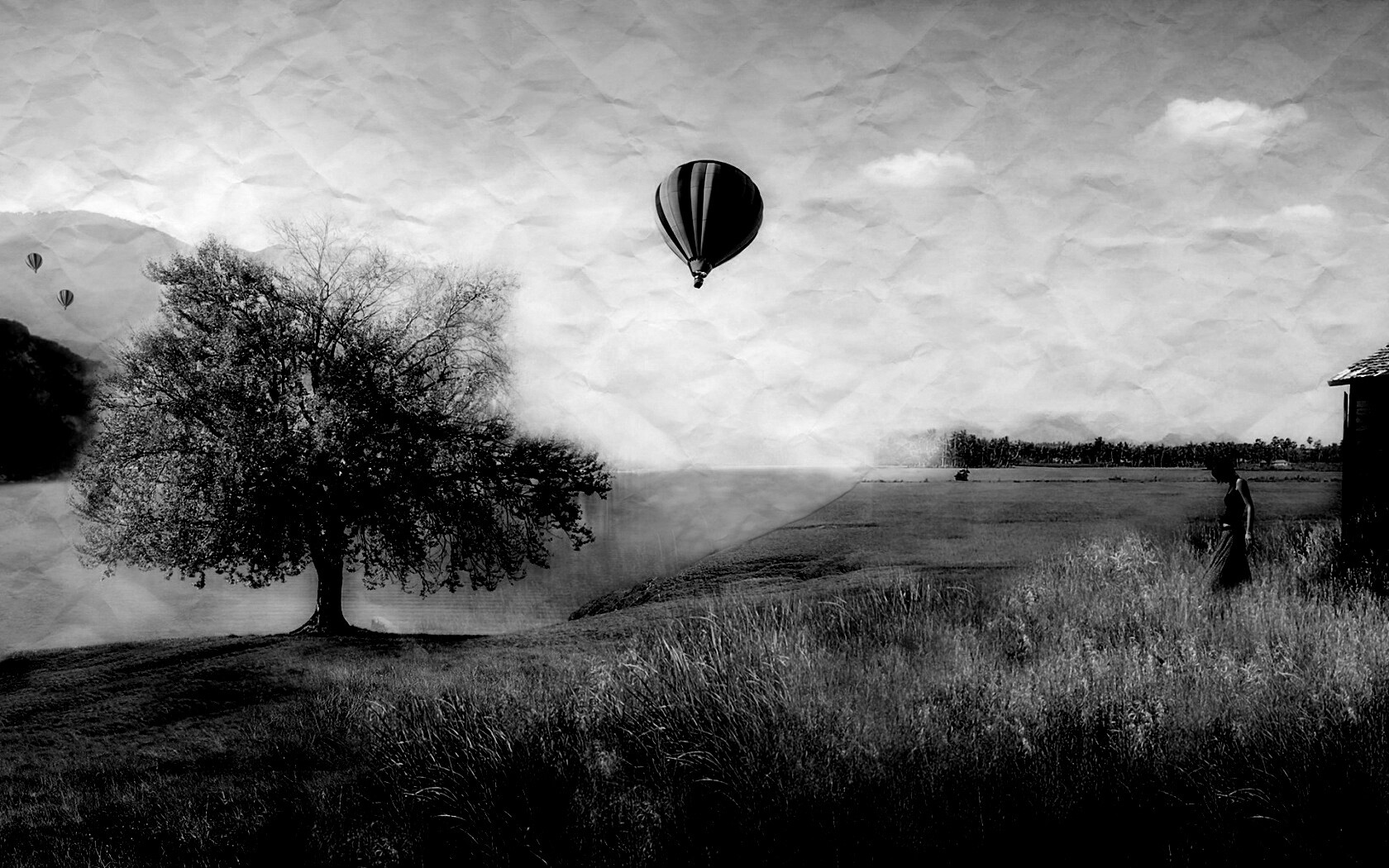 Умиротворенный коллаж обои