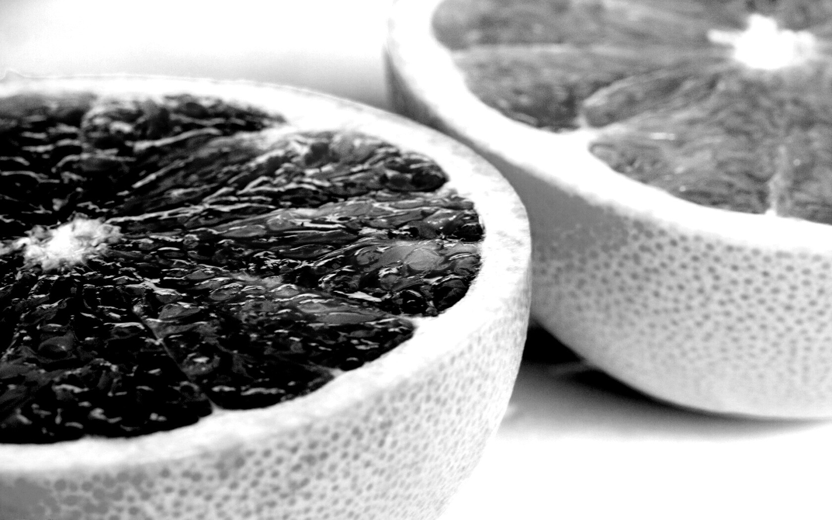 Грейпфрут в разрезе обои