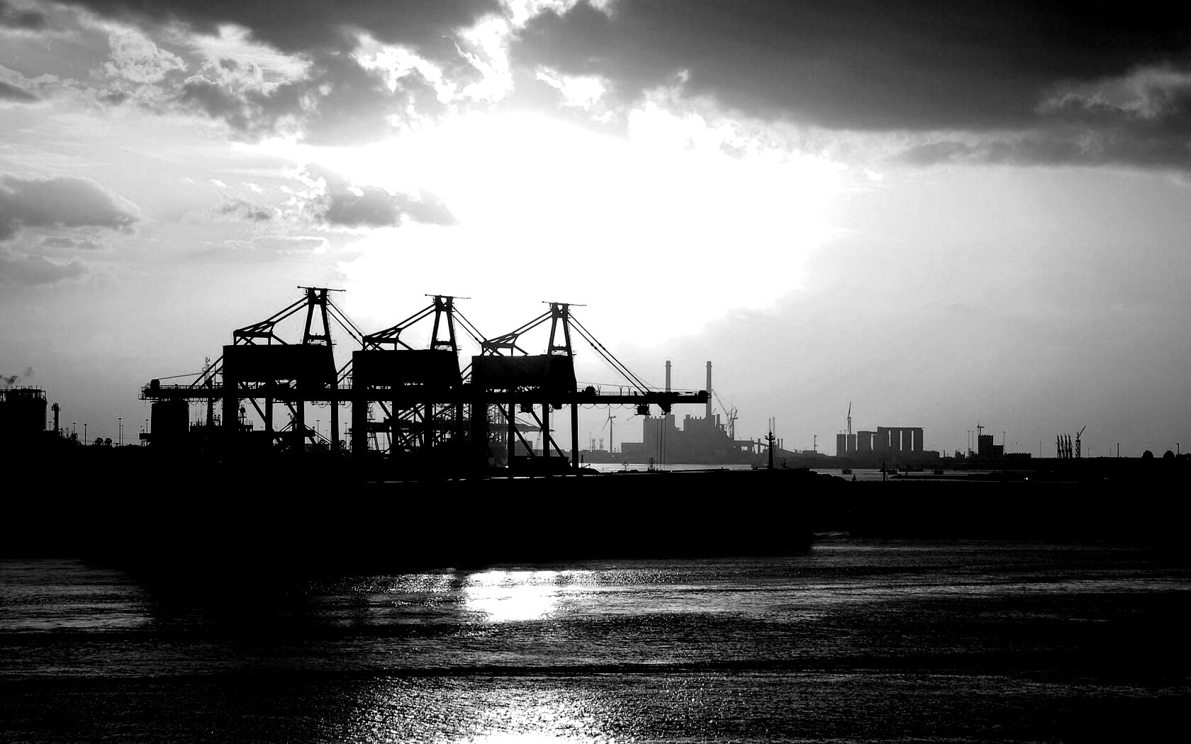 Грузовой порт обои