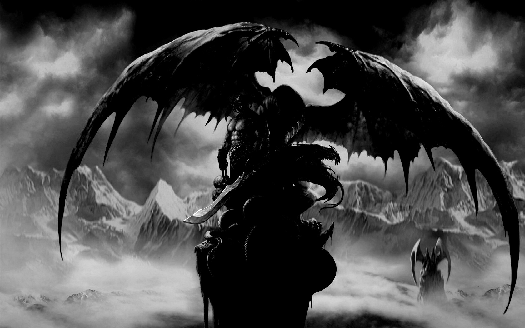 Варвар и дракон обои