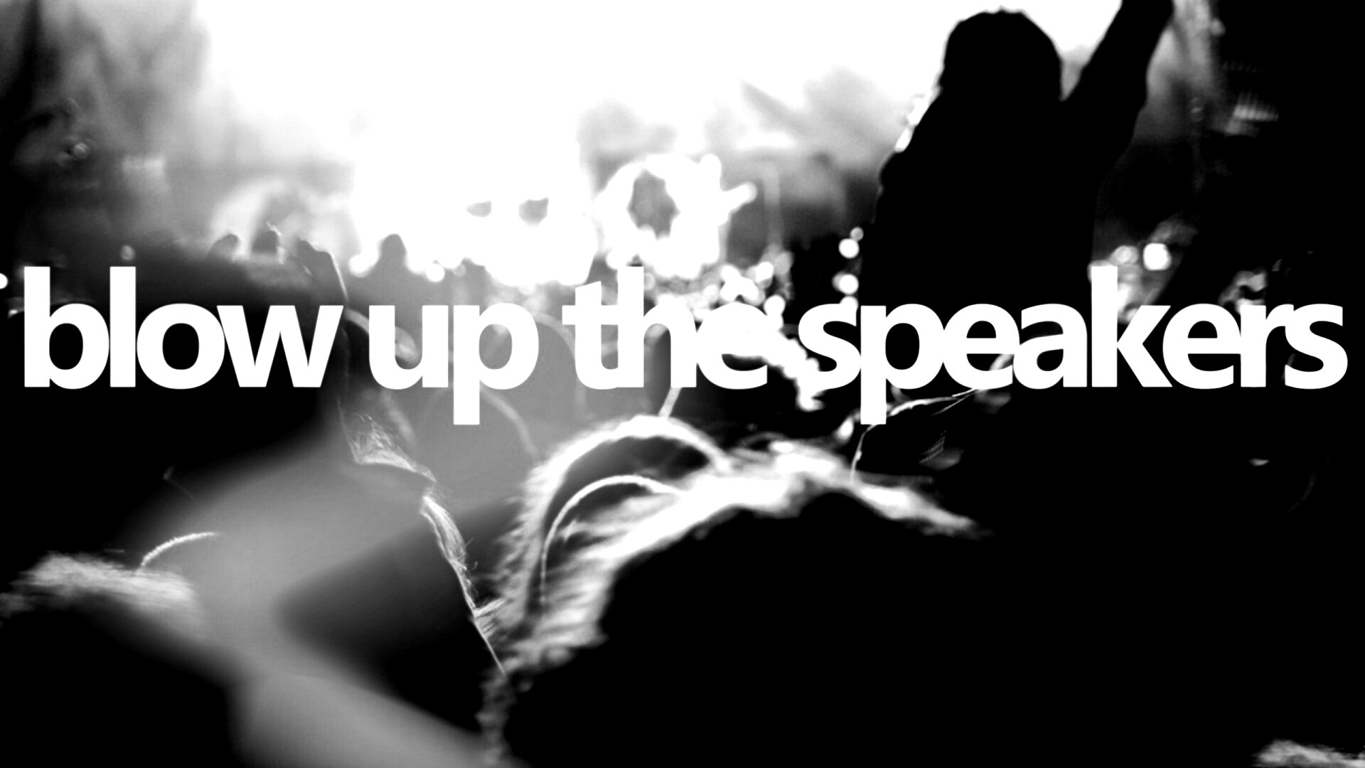 Blow up the speakers обои