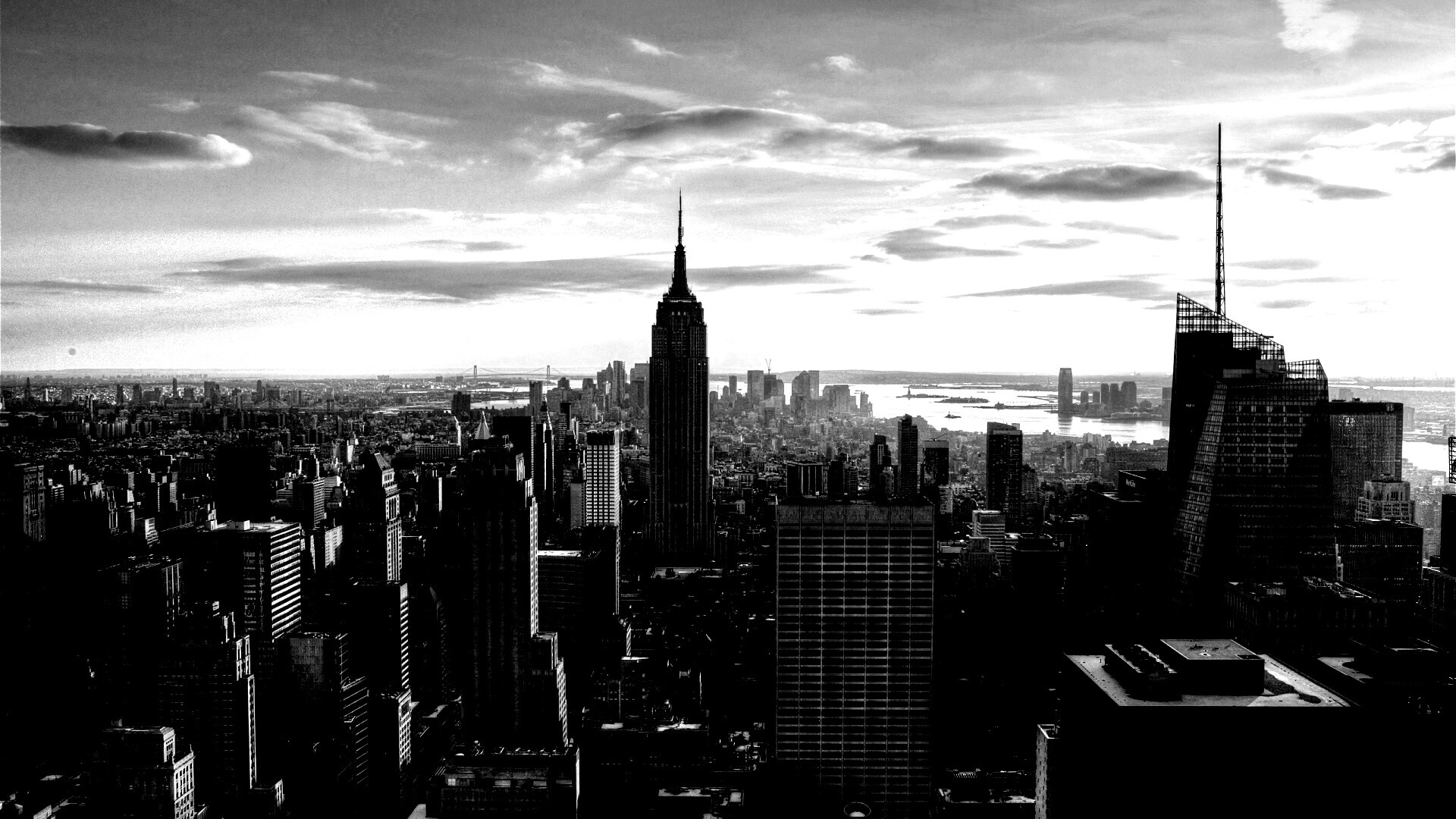 Большой город обои