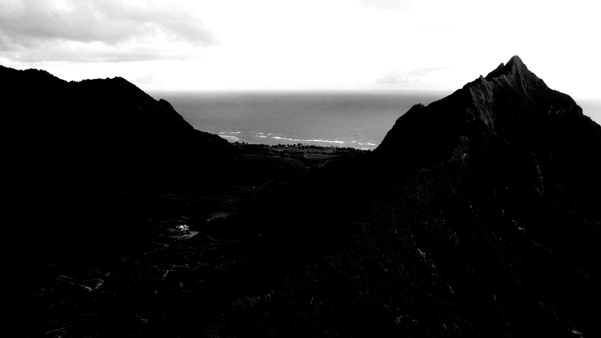 Горный хребет обои