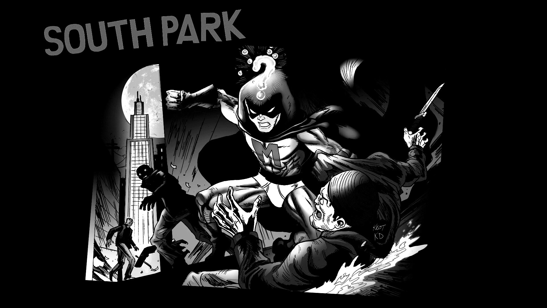 Комикс про Мистериона обои