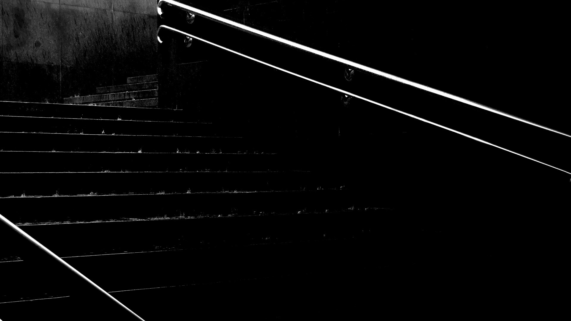 Спуск в подземный переход обои