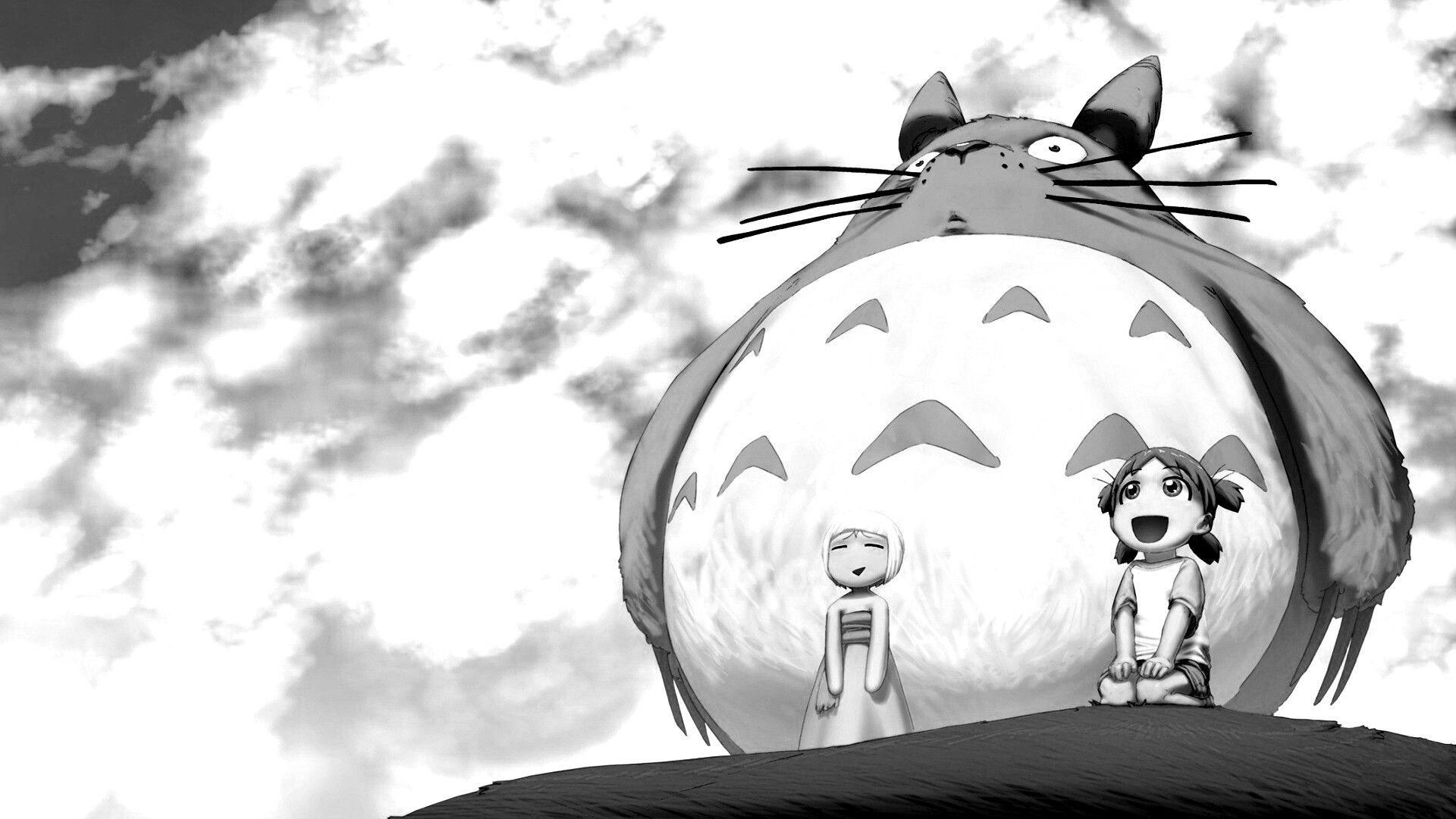 Дети с толстой мышью обои