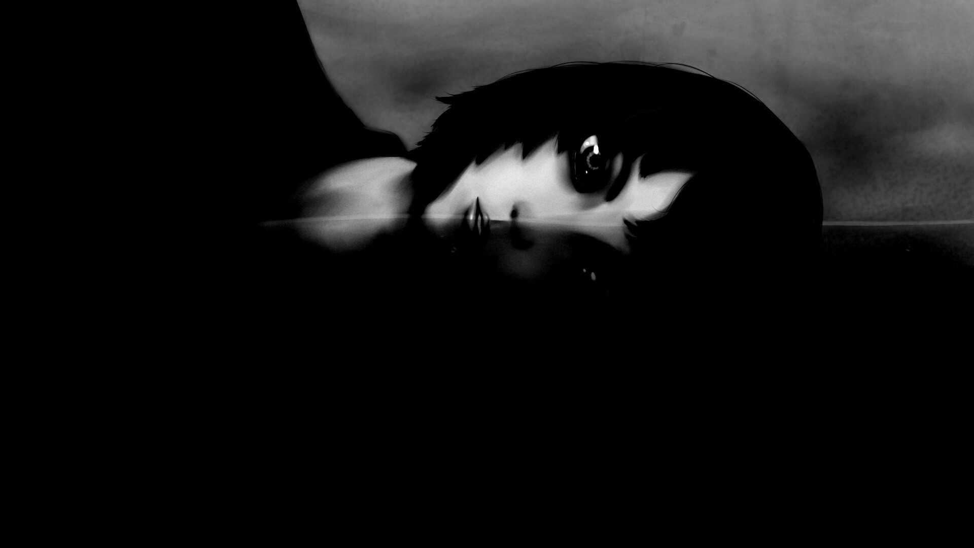 Девочка в воде обои