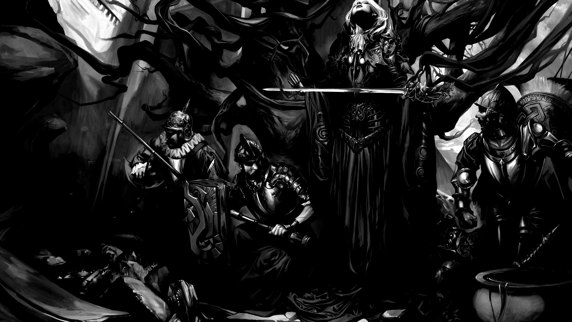 Королева с мечем обои