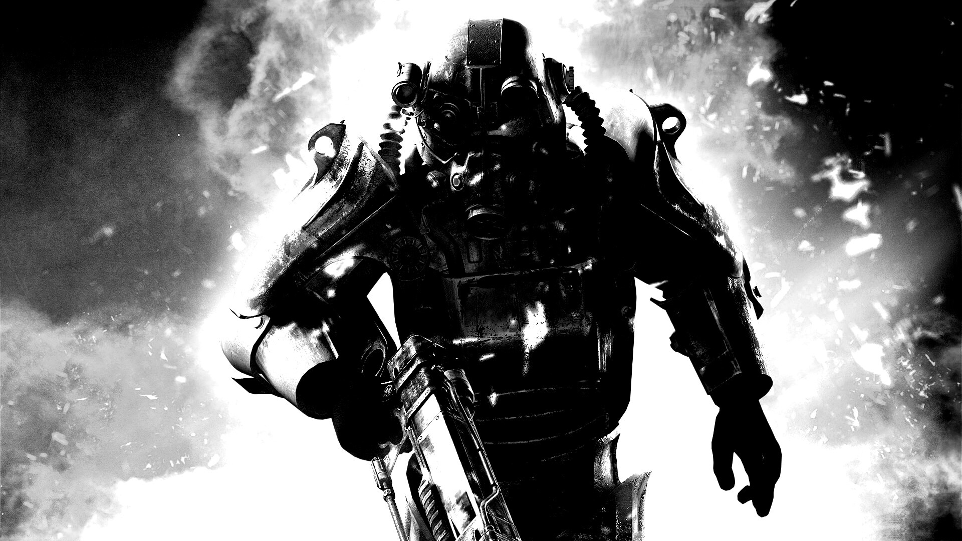 Солдат Братства Стали обои