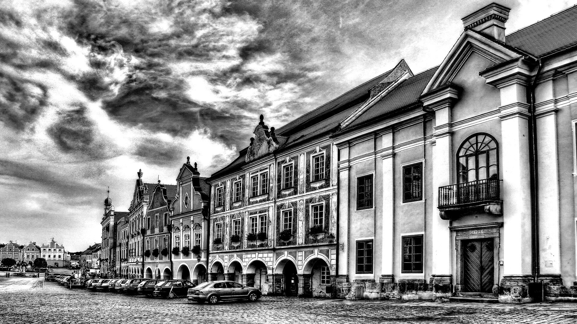 Домики в Чехии обои