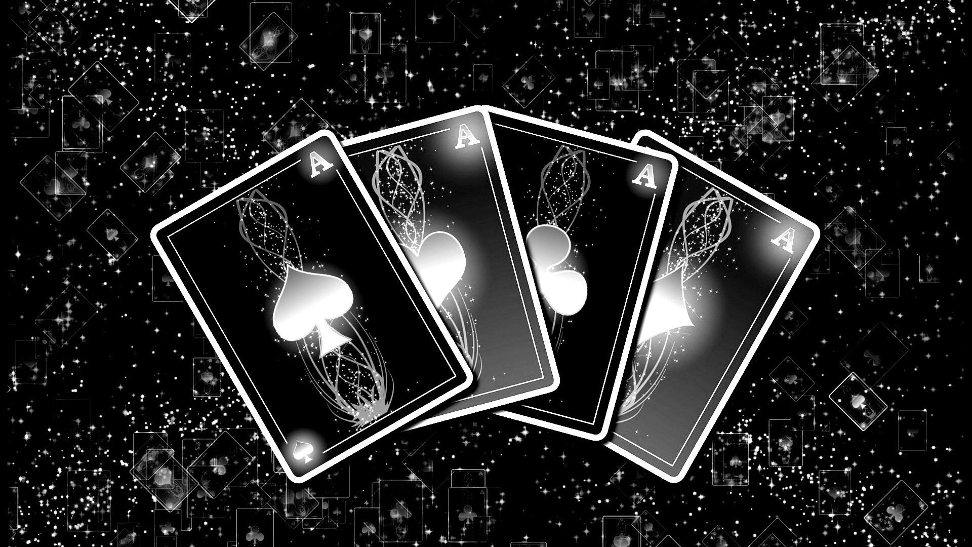 Каре из тузов обои