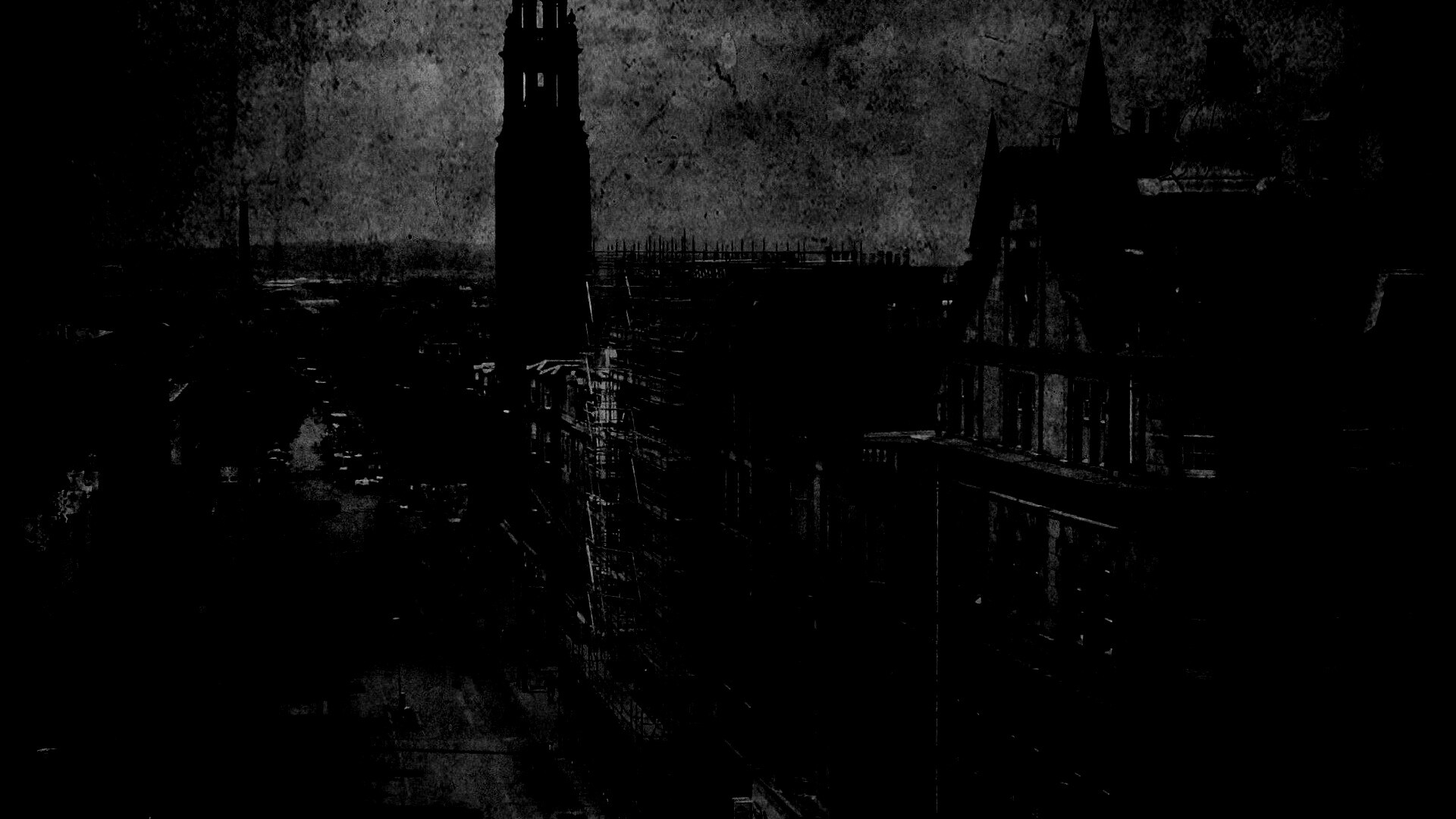 Старинное фото города обои