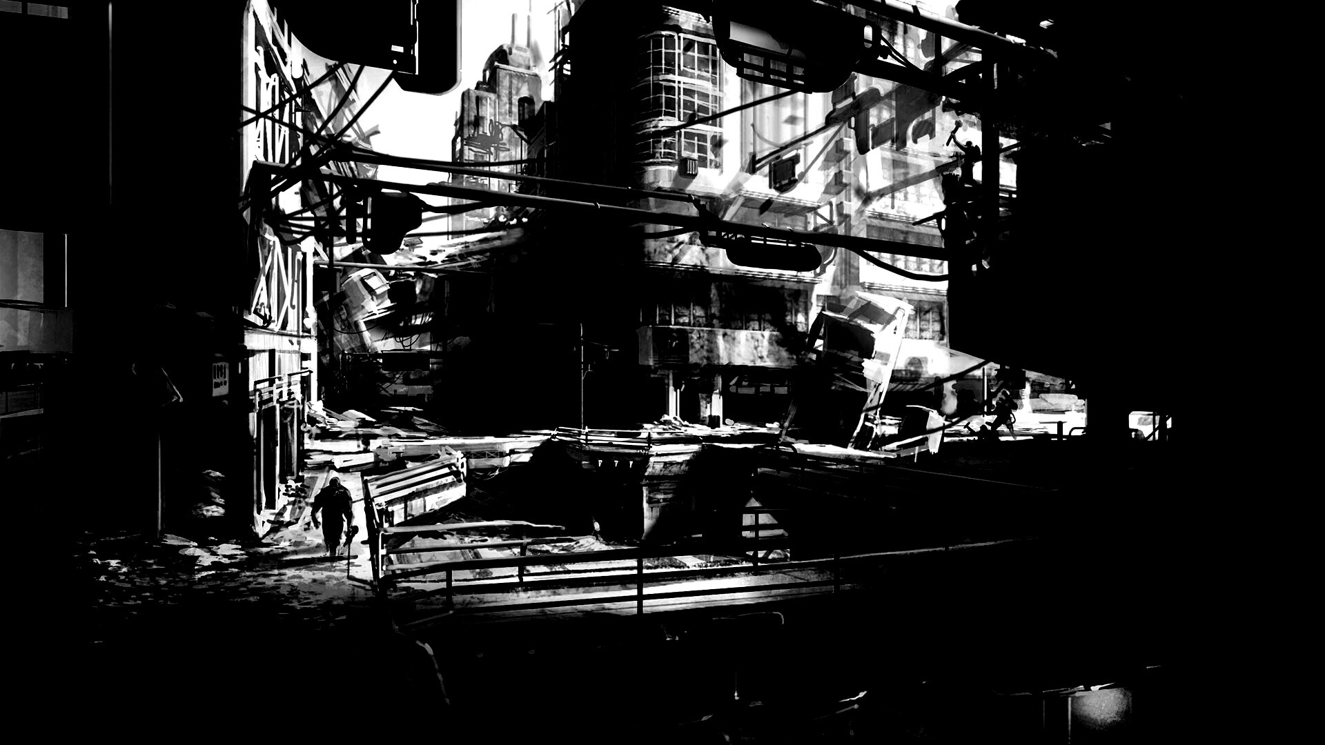 Локация из Fallout 3 обои