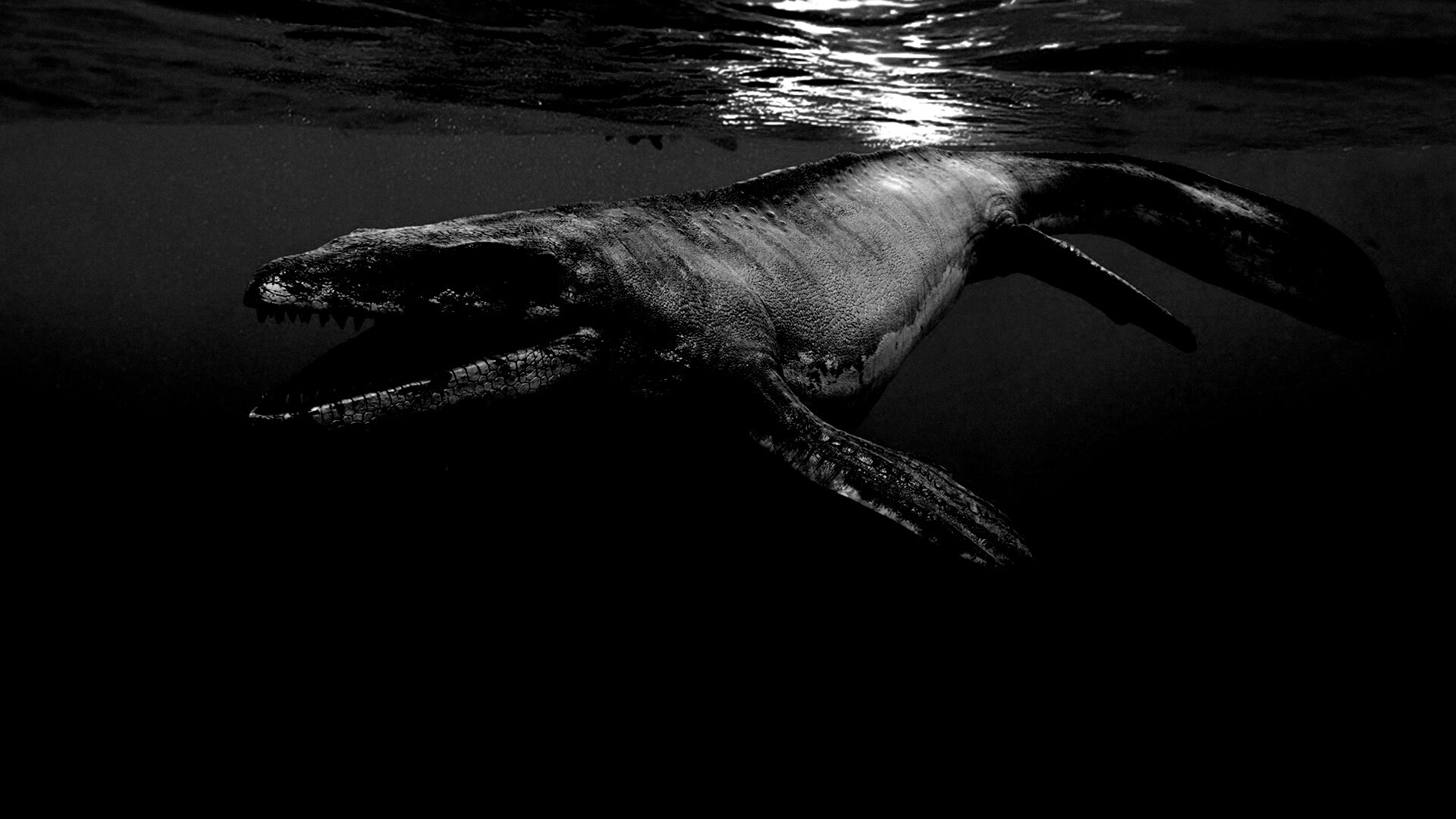 Морской динозавр обои