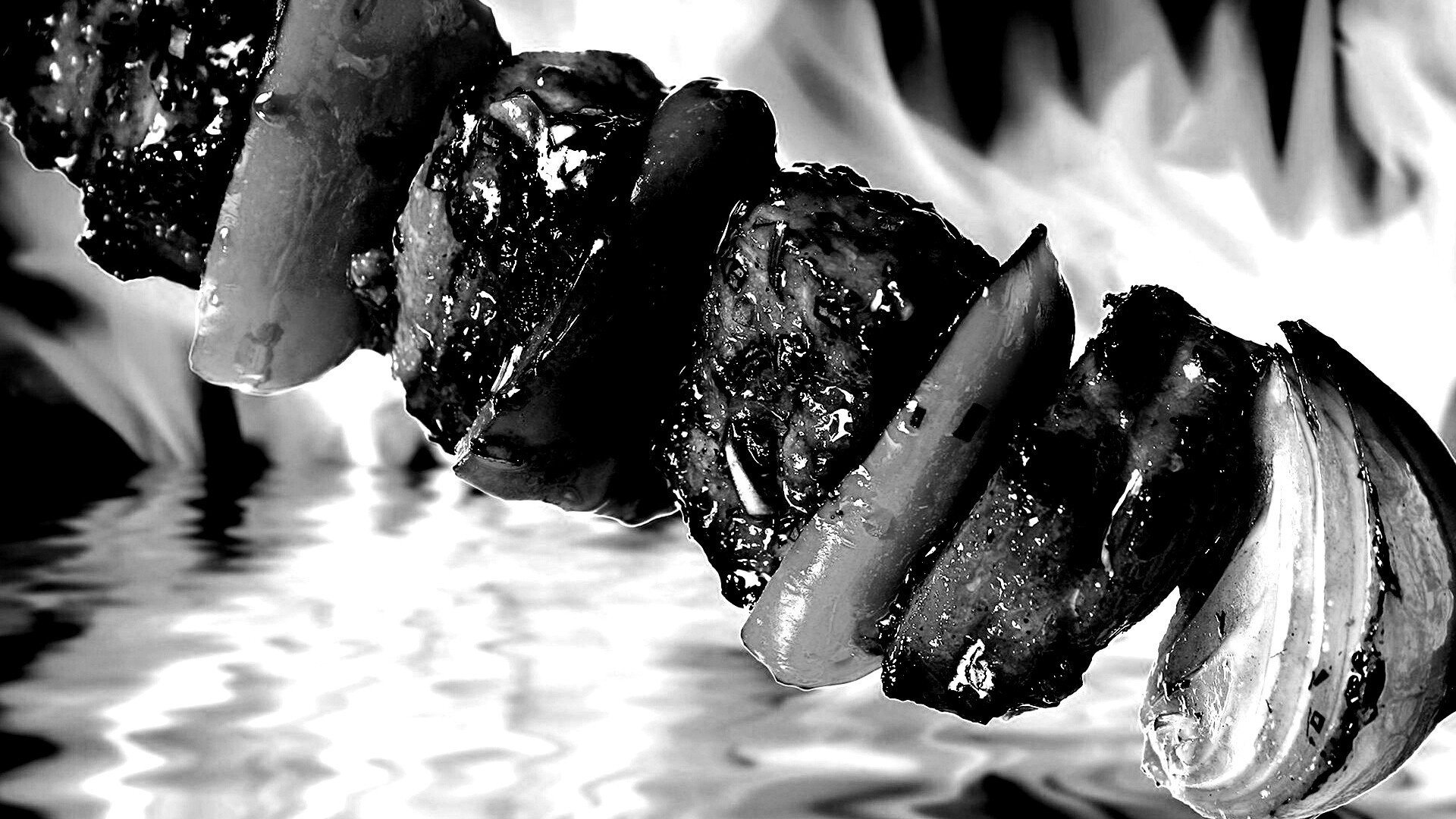 Сочный шашлычок обои