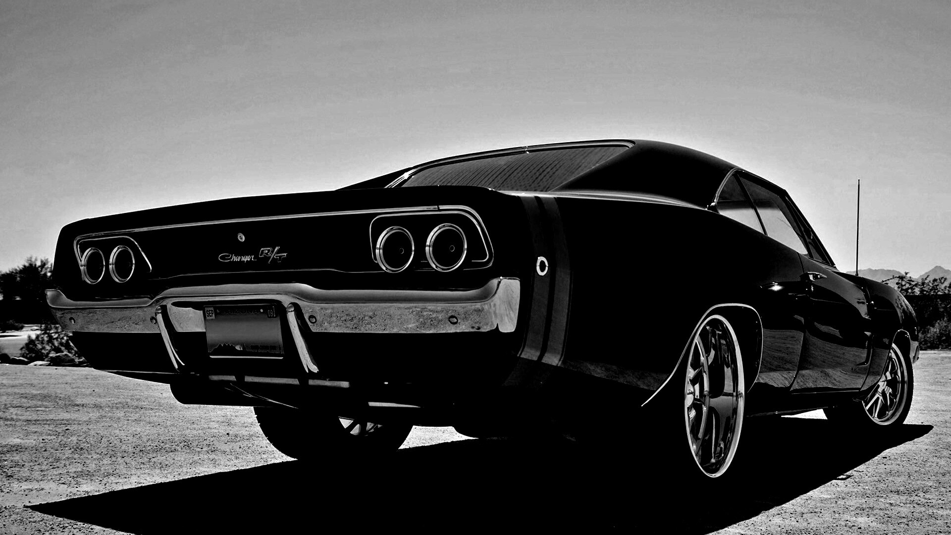 Зад Dodge Charger обои