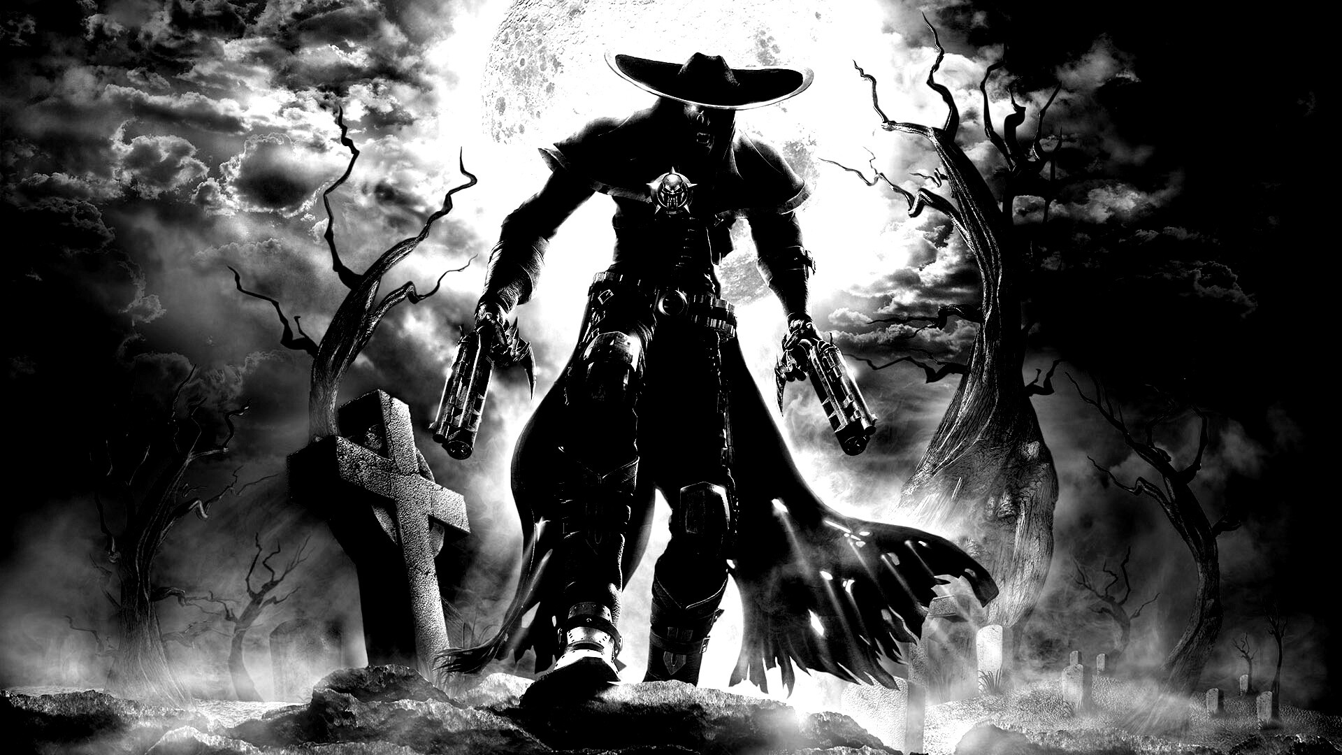 Мертвец с пистолетами обои