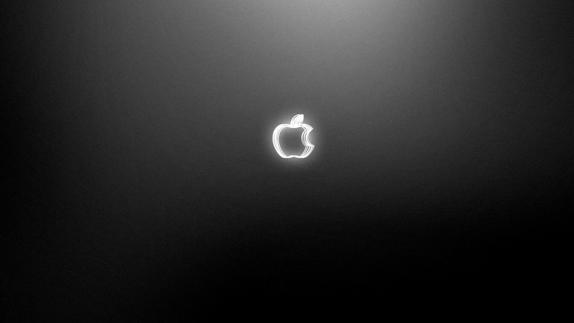 Неоновый Apple обои