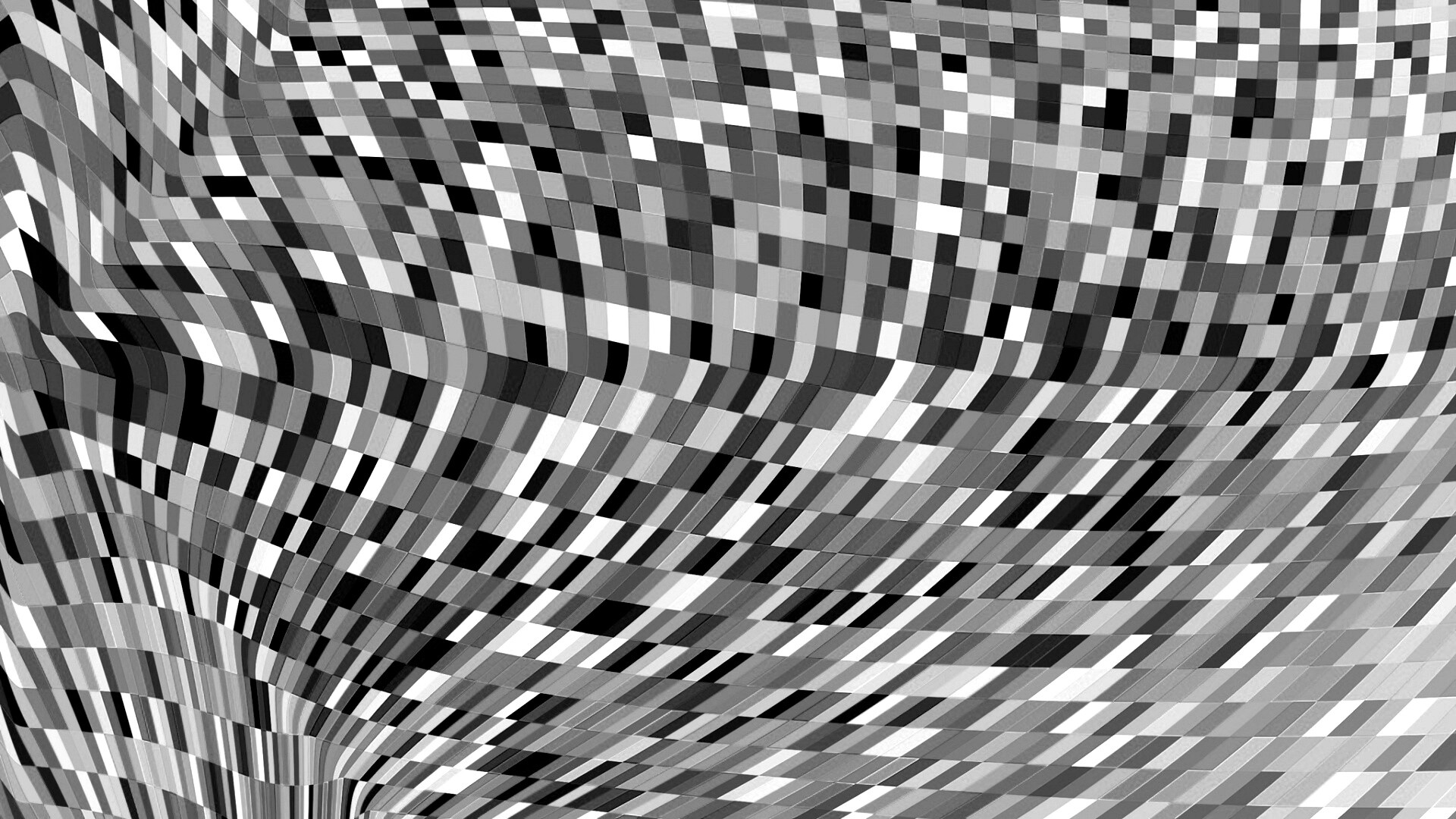 Пиксельная воронка обои