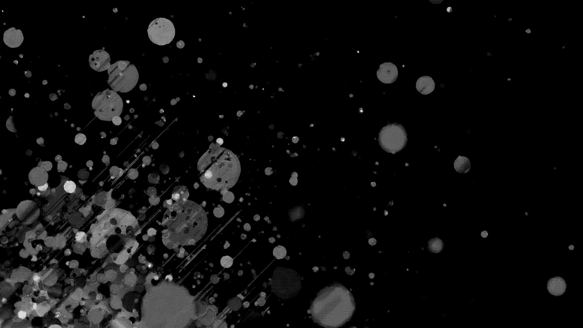 Полёт разноцветных кругов обои