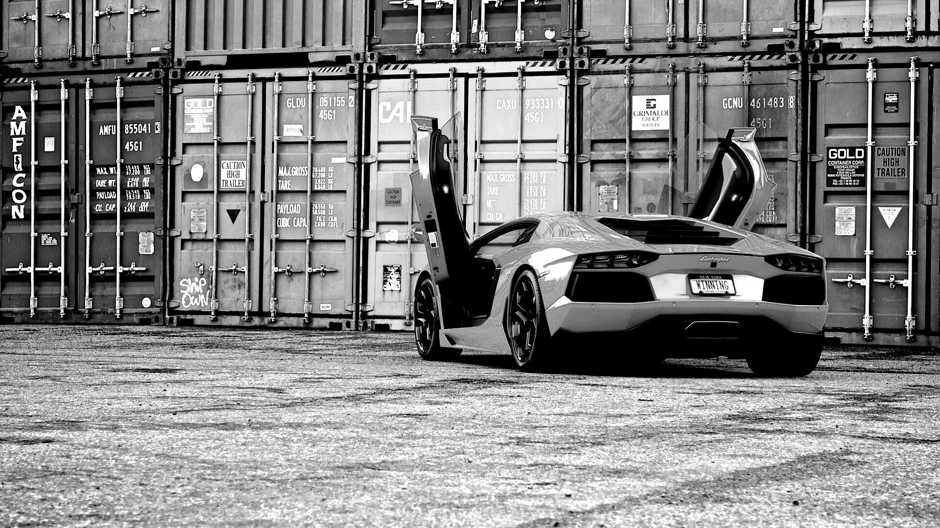 Оранжевый Авентадор обои