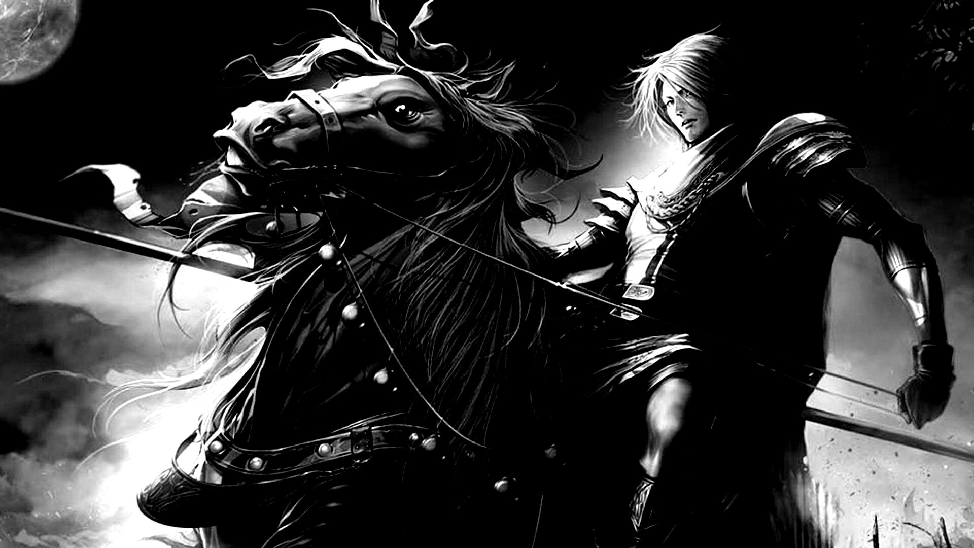 Рыцарь с копьем обои