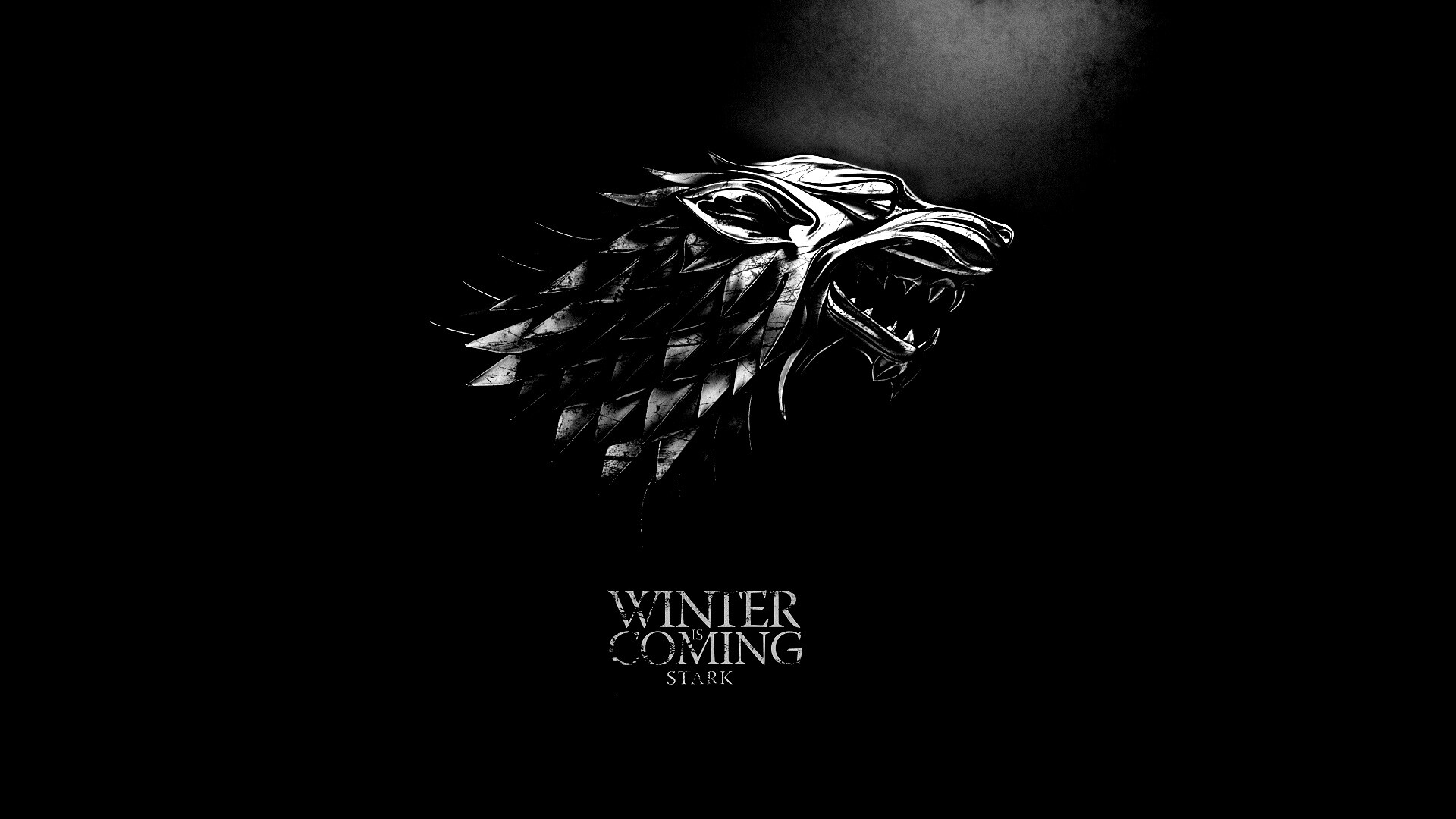 Металлический герб дома Старков обои