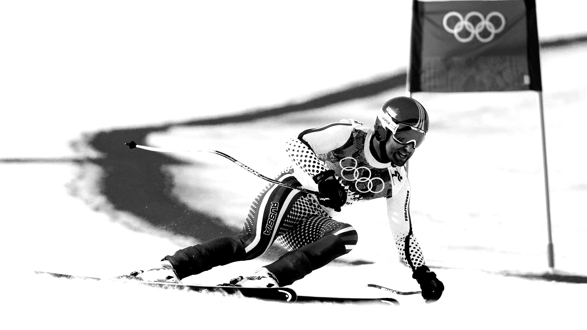 Лыжник на олимпиаде обои