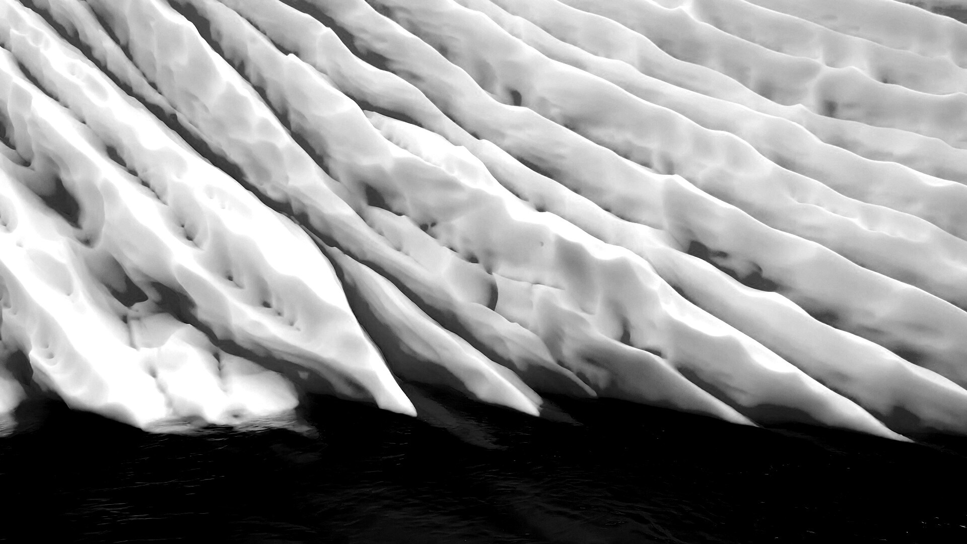 Борозды во льду обои