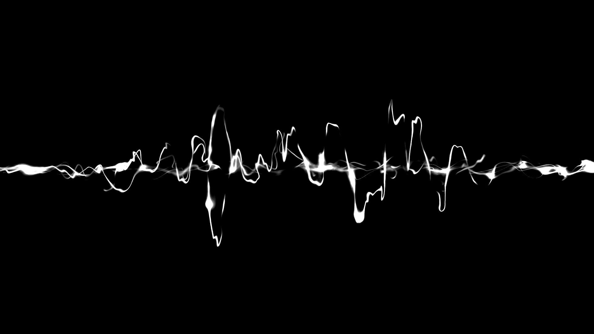 Зеленая пульсирующая волна обои