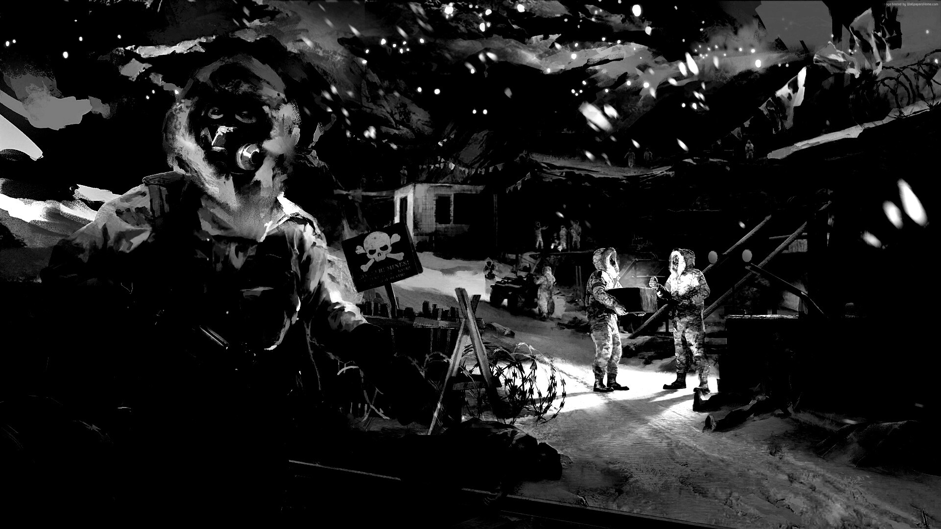 Снежно и опасно обои