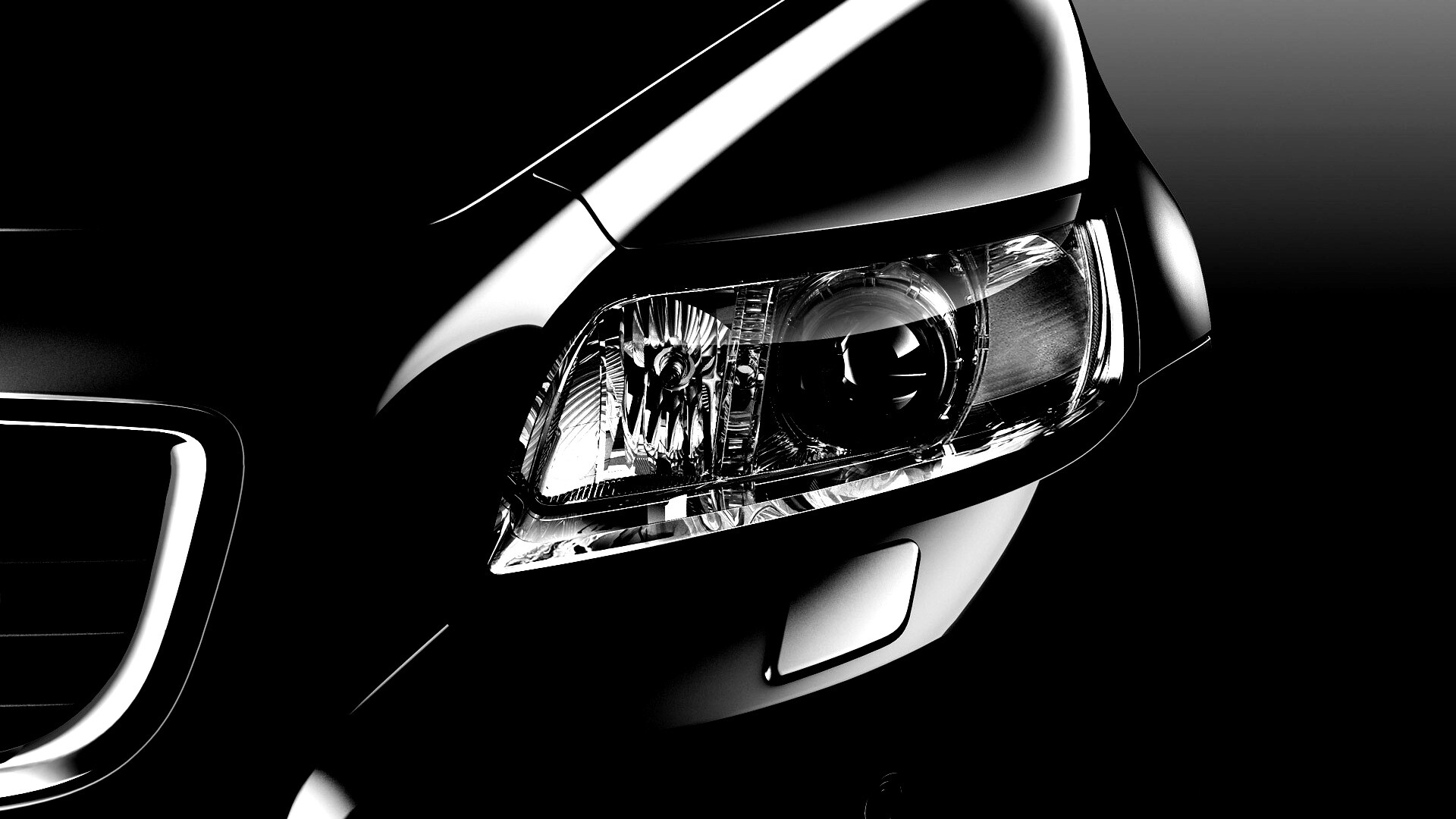 Автомобильная фара обои