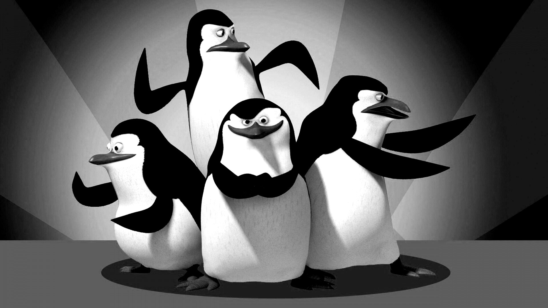 Мадагаскарские пингвины обои