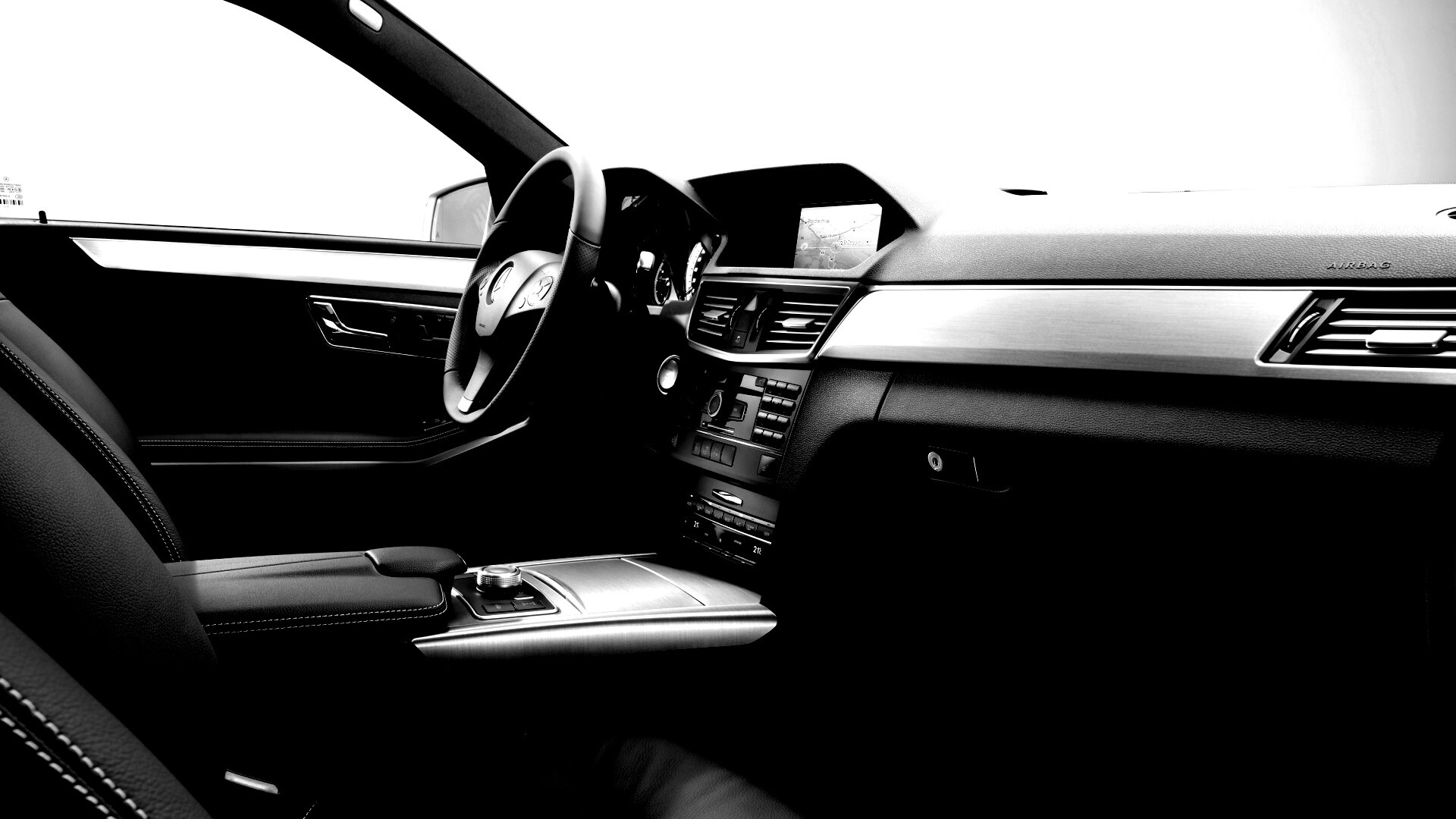 Салон мерседеса обои