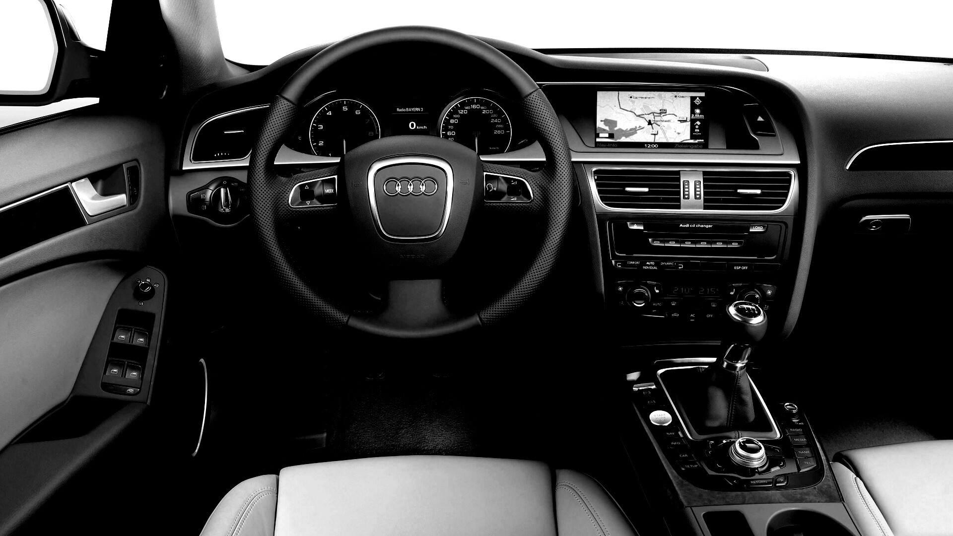 Салон ауди обои