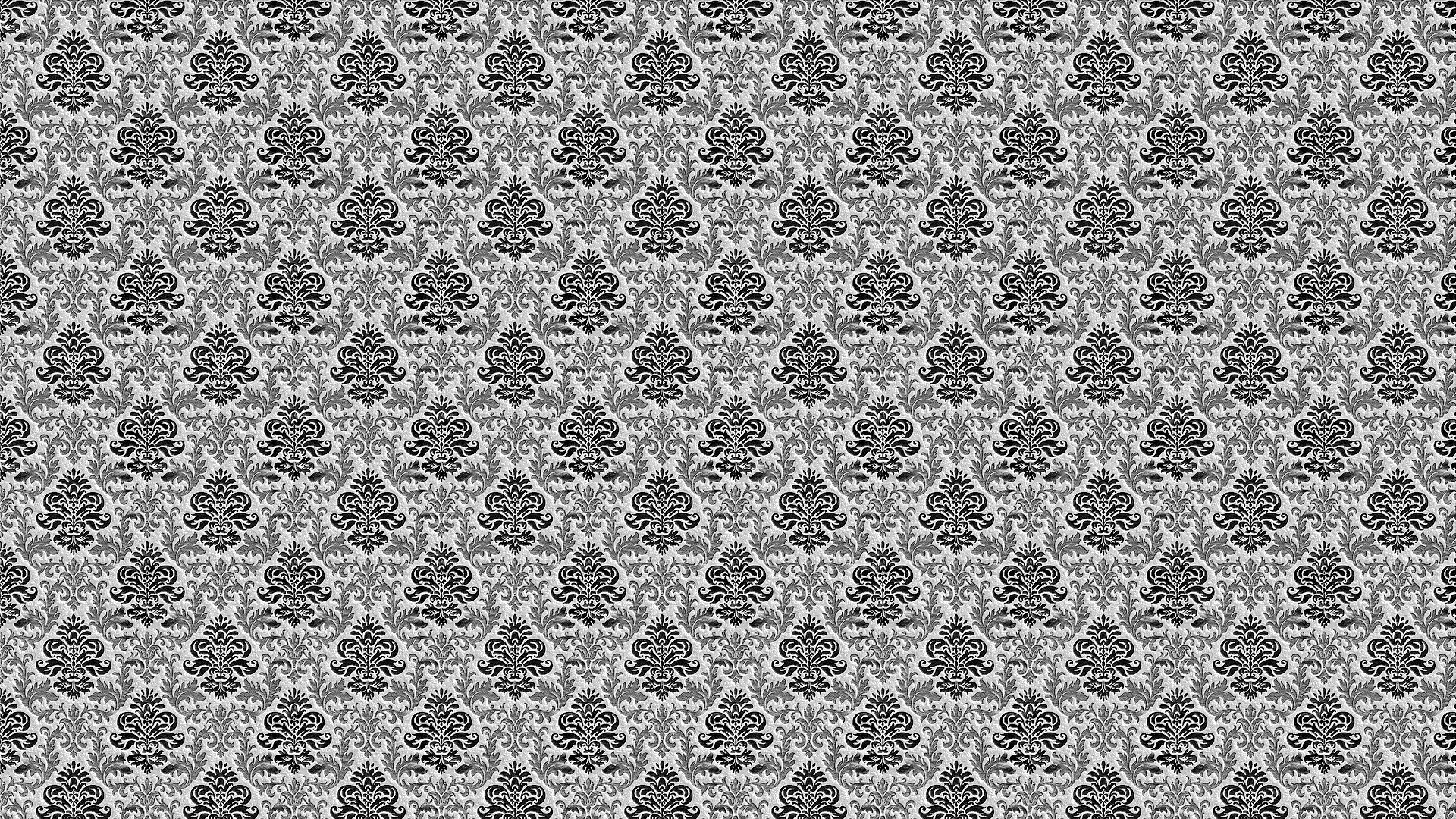 Текстура старых узорных обоев обои