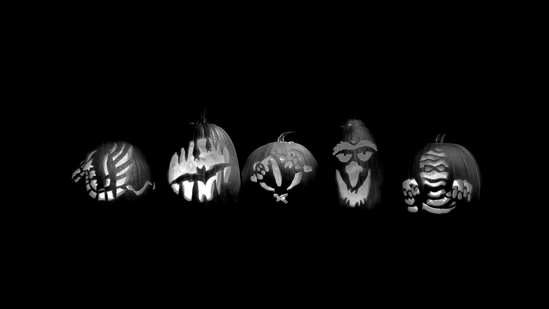 Тыквы на Хэллоуин обои