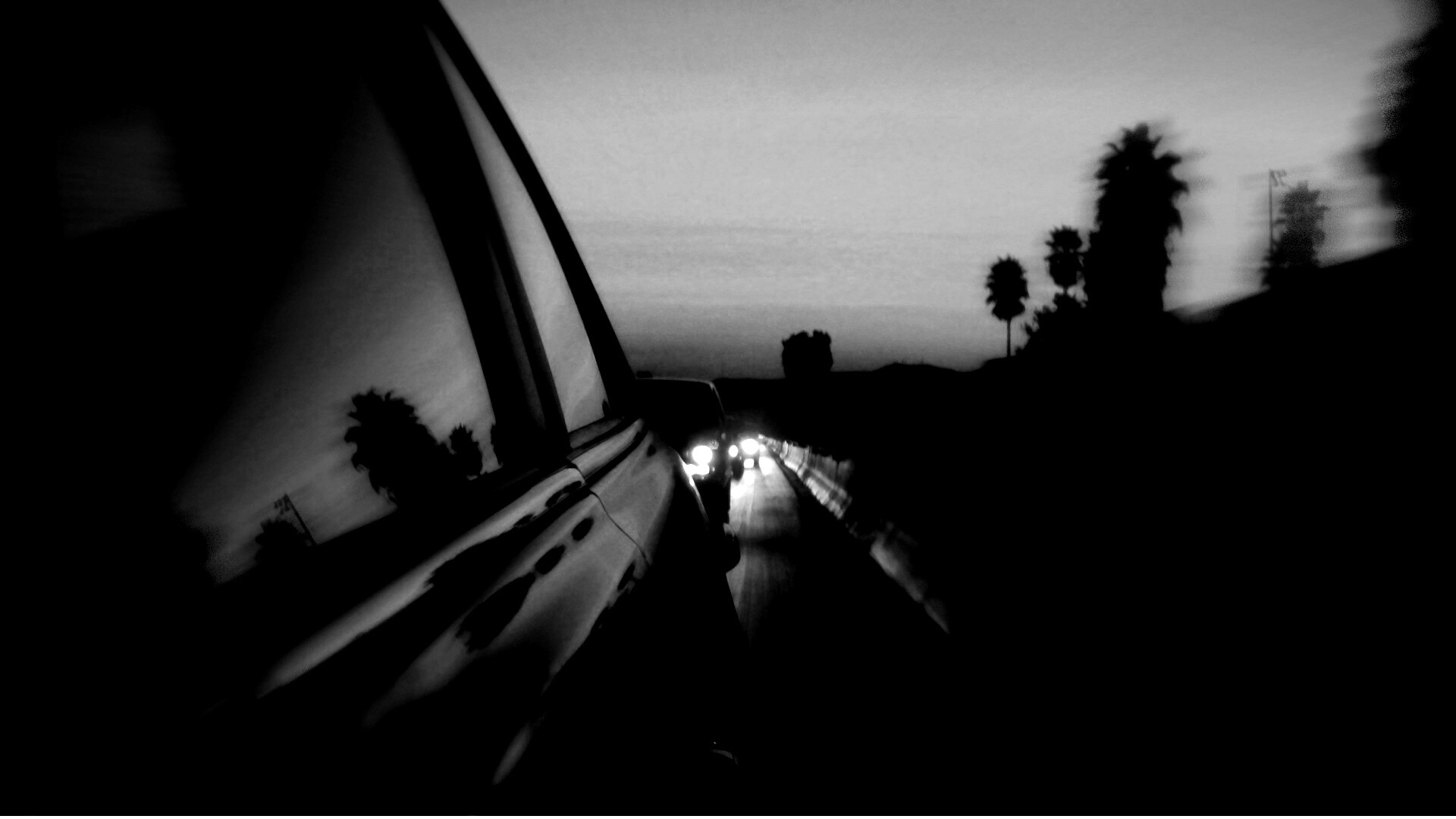 Вечерняя поездка обои