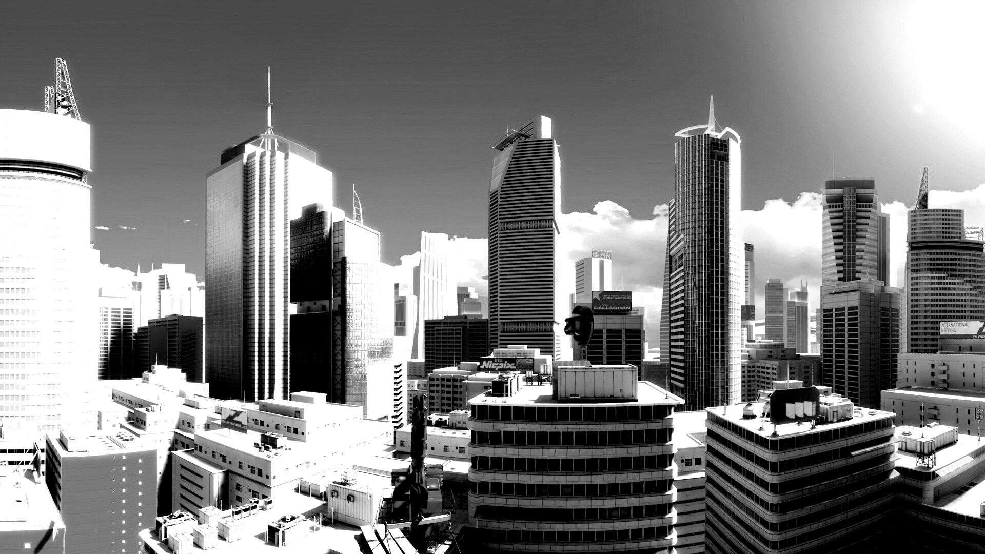 Город Mirrors Edge обои