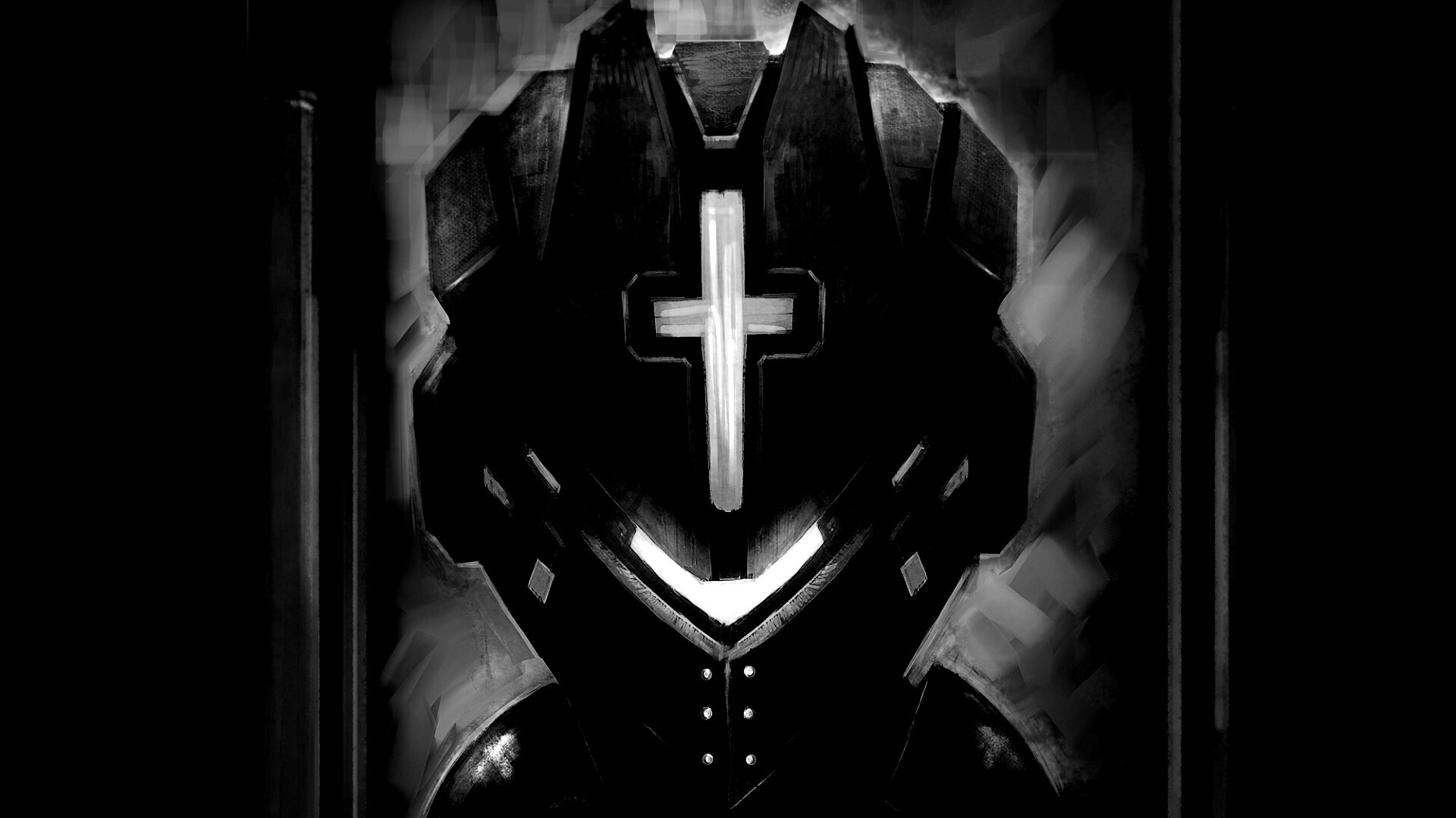 Рыцарь в стиле Dead Space обои