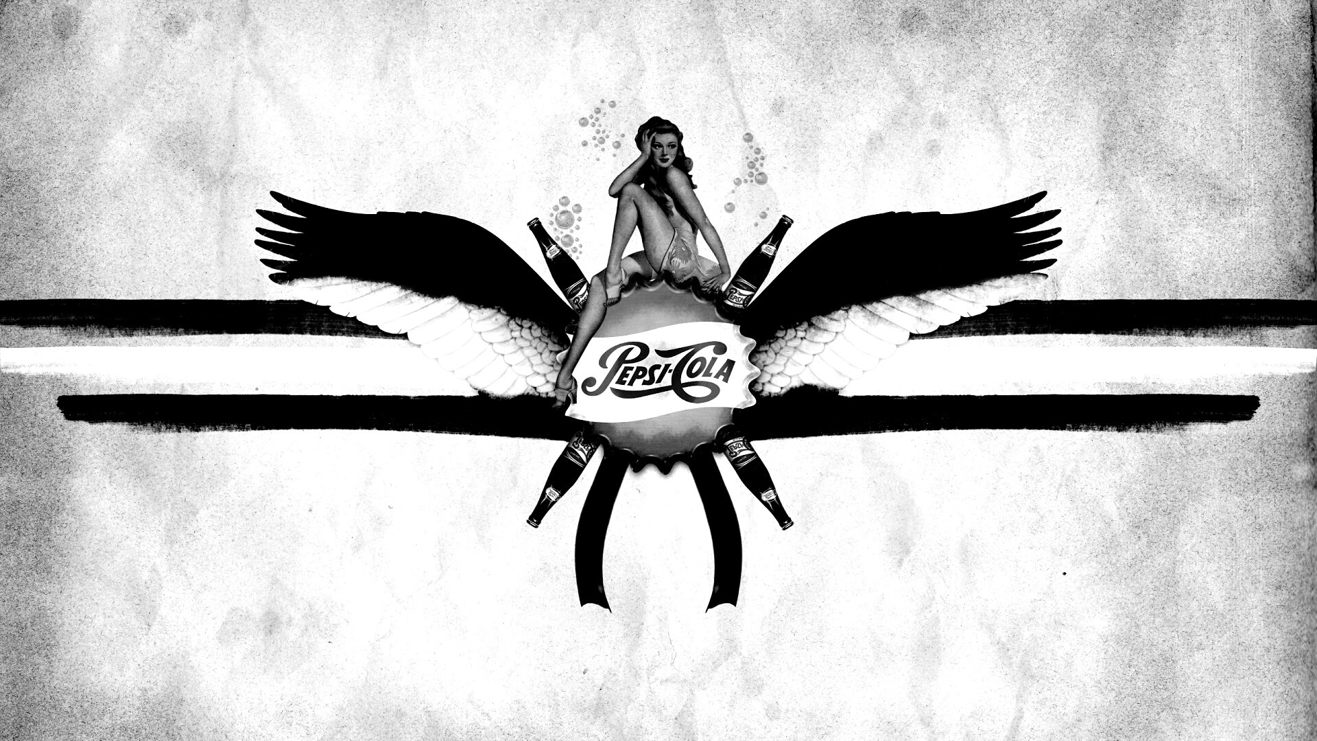 Пепси-Кола в стиле ретро обои