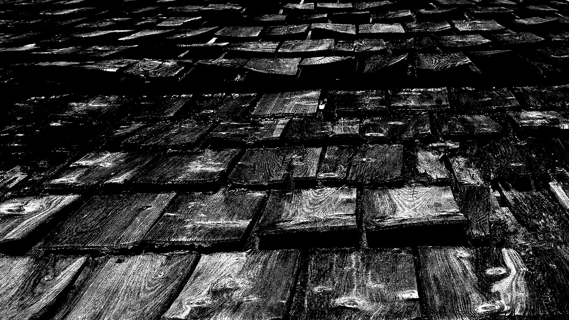 Деревянная крыша обои