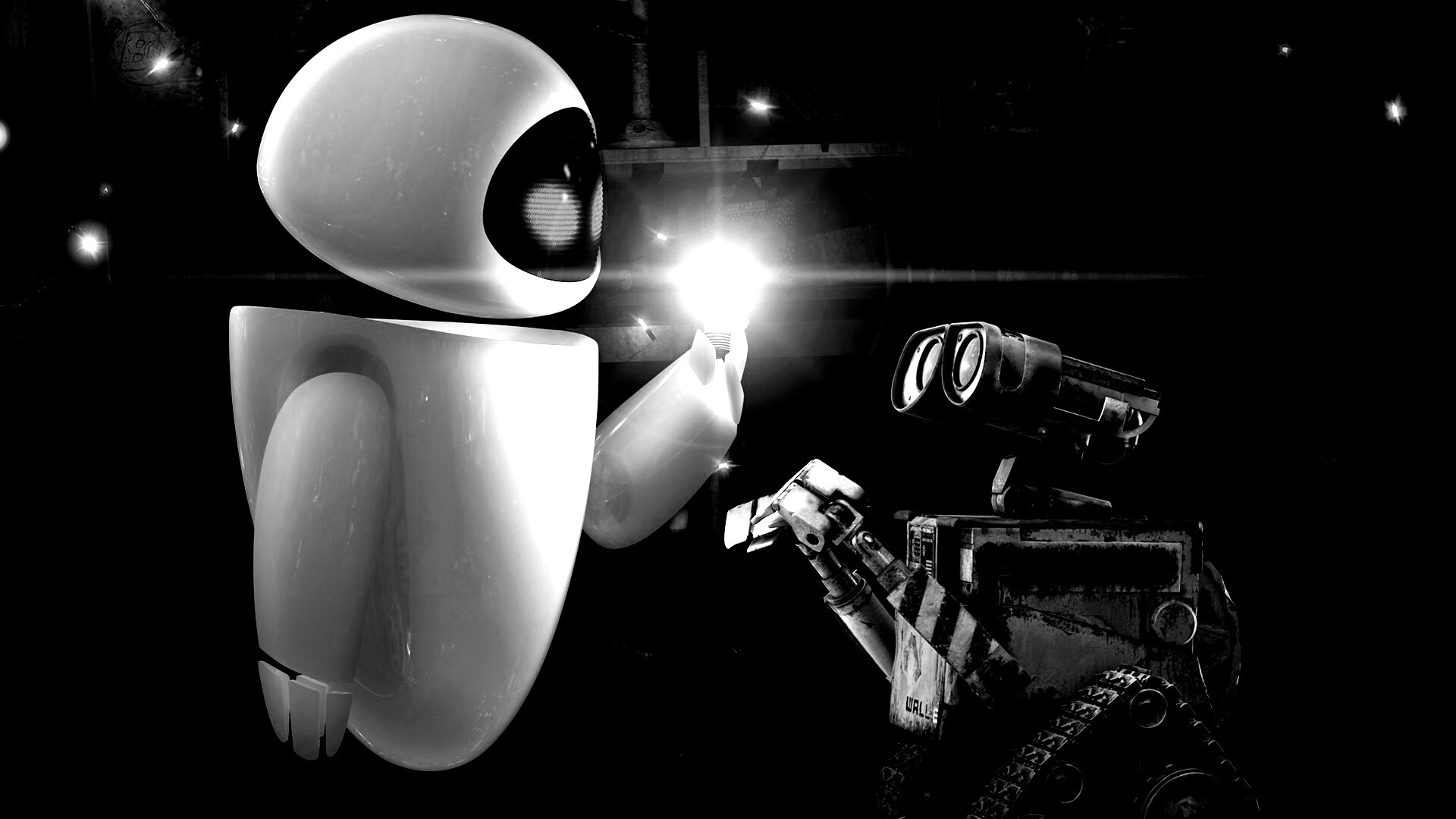 WALL-E и Ева обои