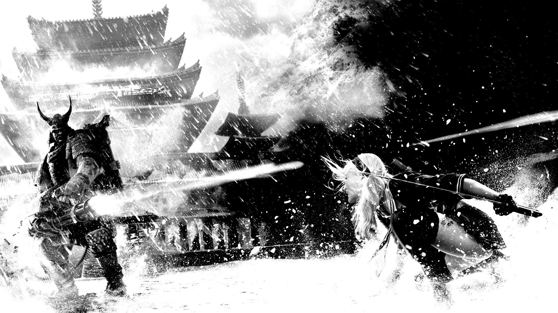 Куколка против самурая обои