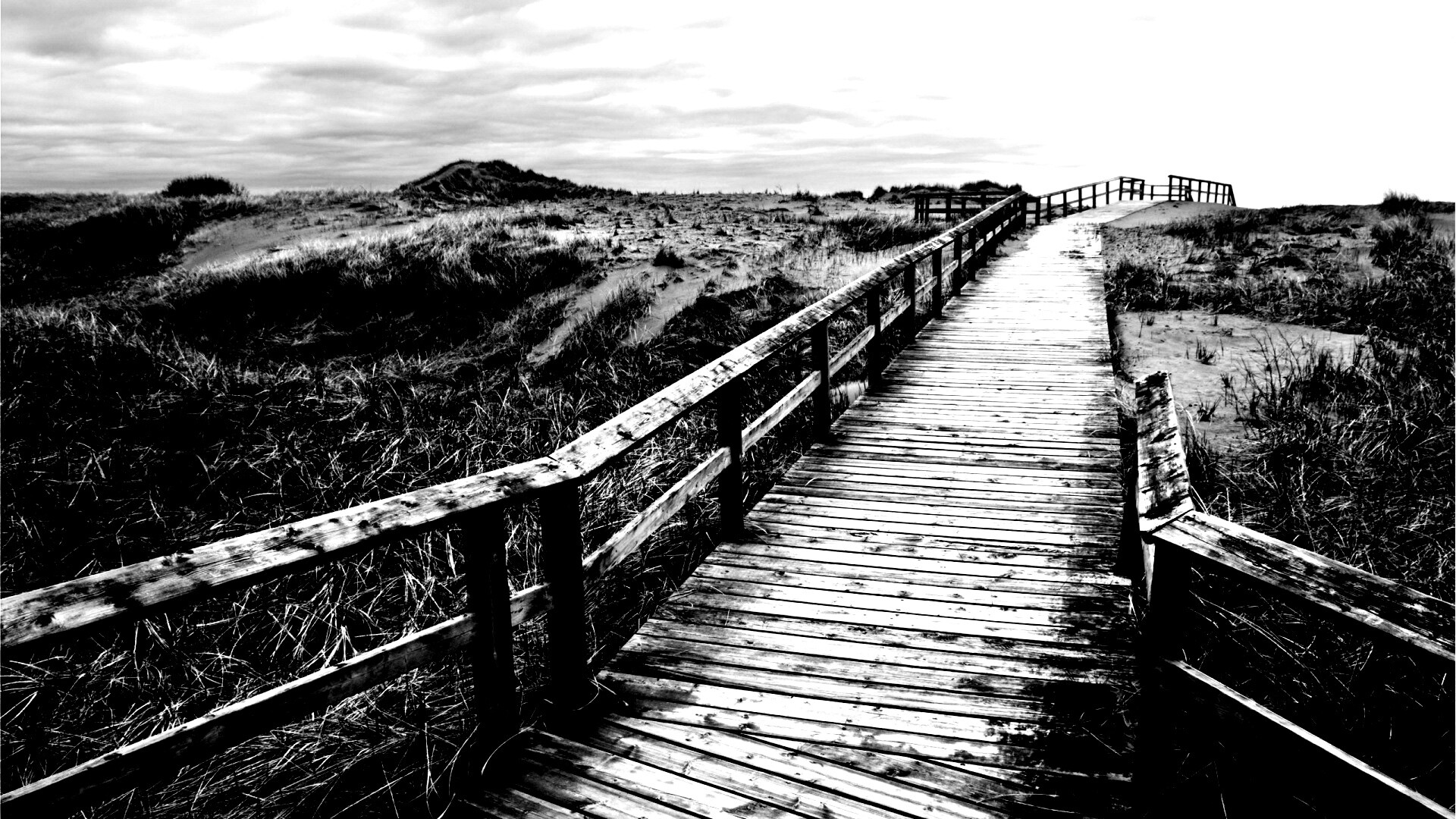 Деревянная дорога обои