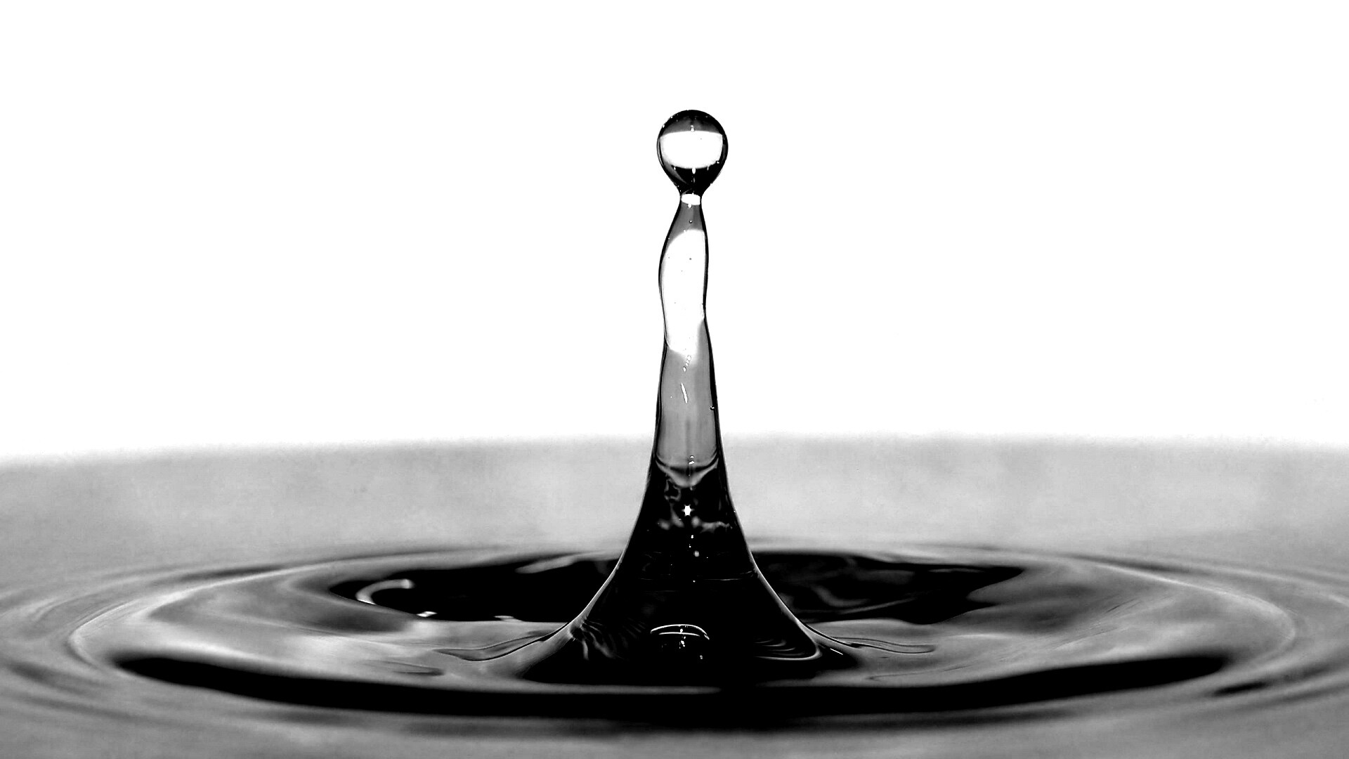 Падение капли обои