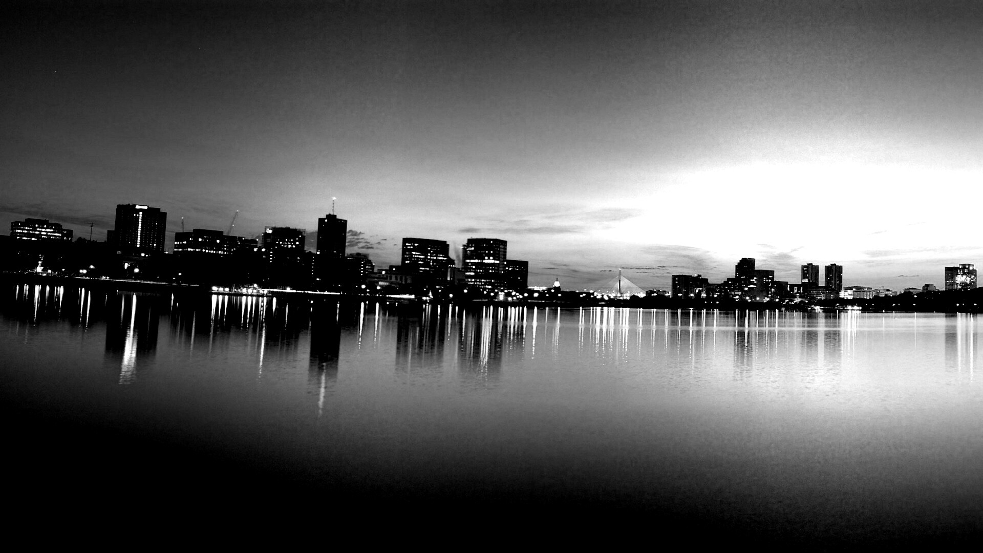 Панорама Бостона обои