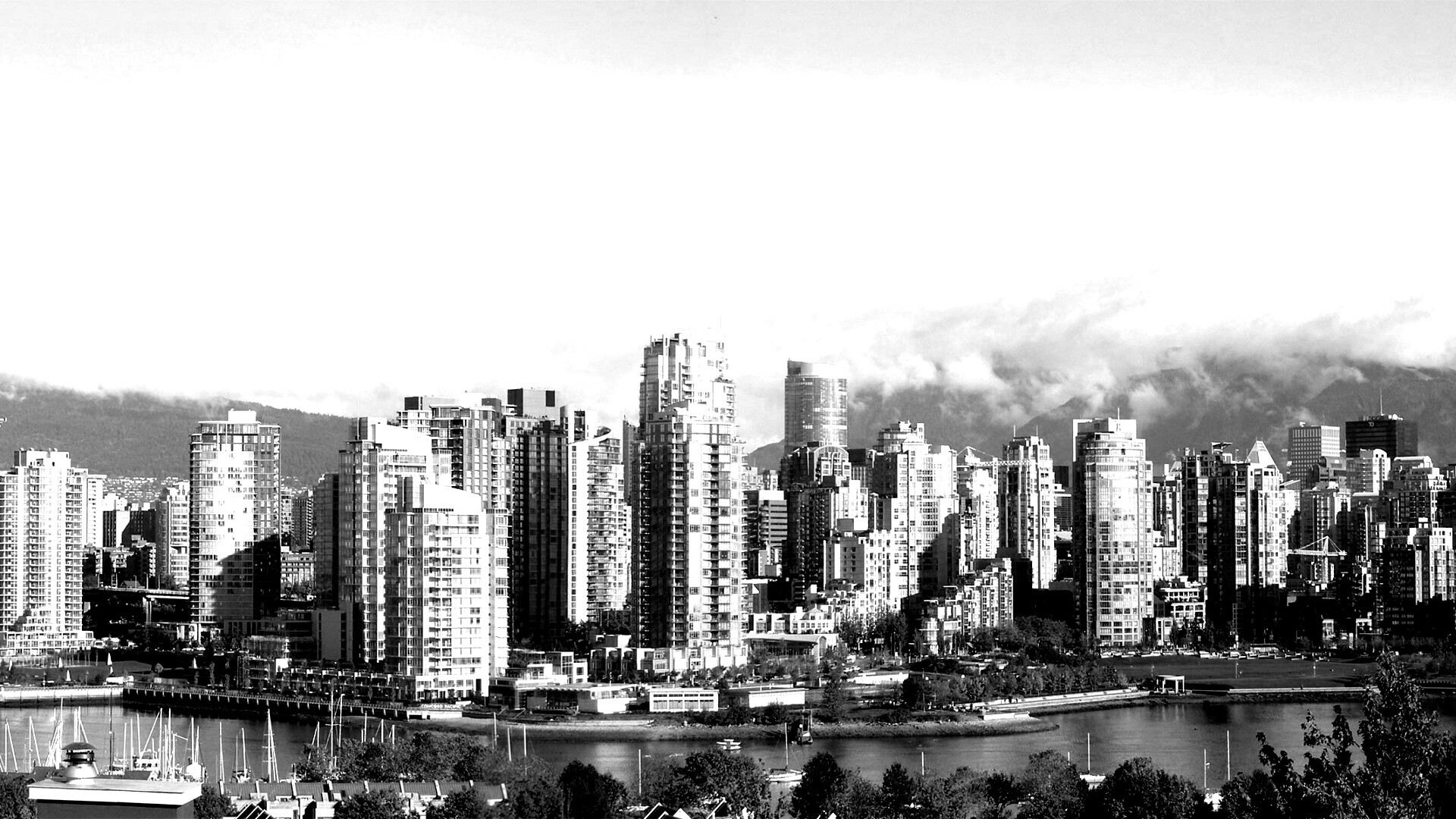 Панорама города обои